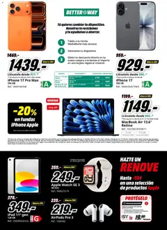 Vista previa Media Markt folleto válido desde el 29.04.2026 | Página: 9 | Productos: Té, Ipad, Apple, Disco
