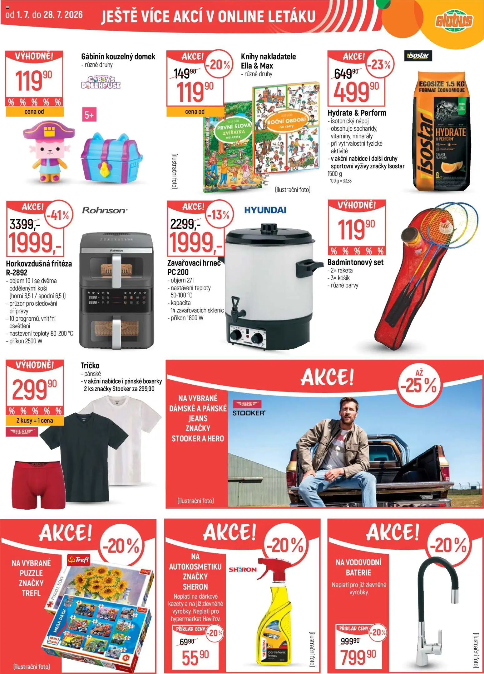 Globus leták od 22.07.2026 | Strana: 44 | Produkty: Globus, Pánské boxerky, Fritéza, Baterie