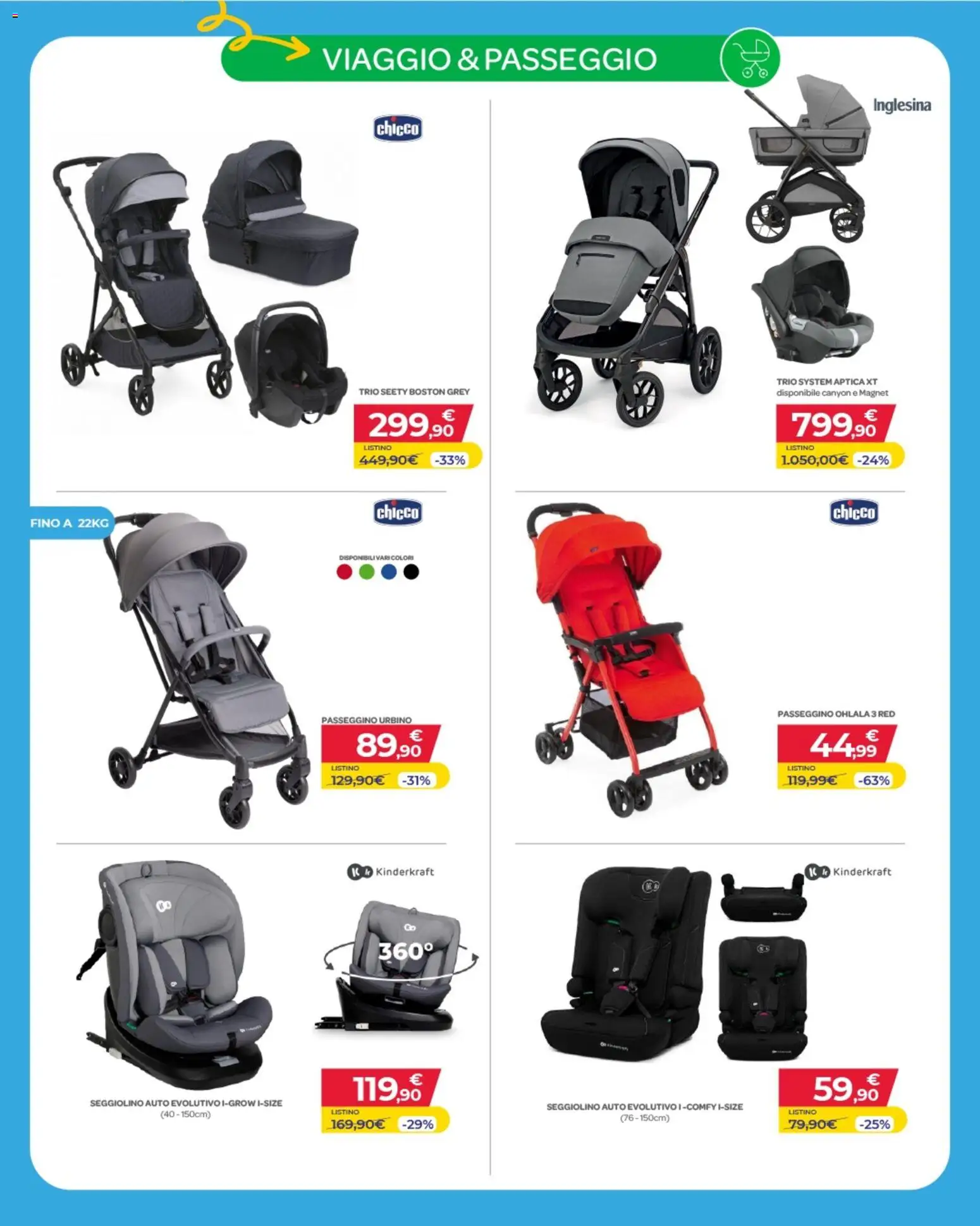 Volantino Toys Center del 30/07/2026 | Pagina: 16 | Prodotti: Passeggino, Seggiolino