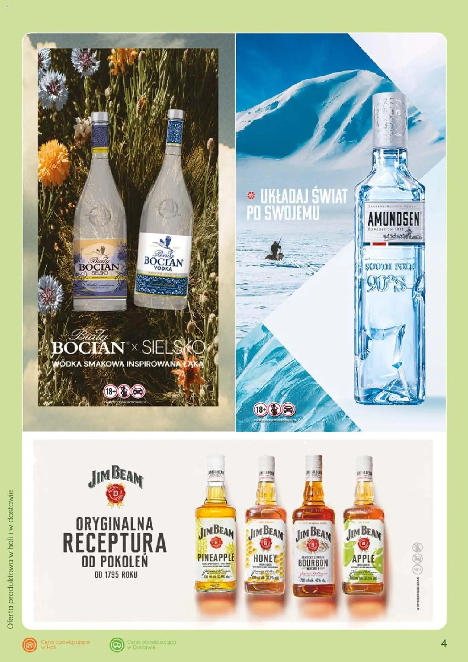 Eurocash gazetka - Katalog Alkoholowy od 01.06.2026 | Strona: 4 | Produkty: Bourbon, Jim Beam, Vodka, Wódka