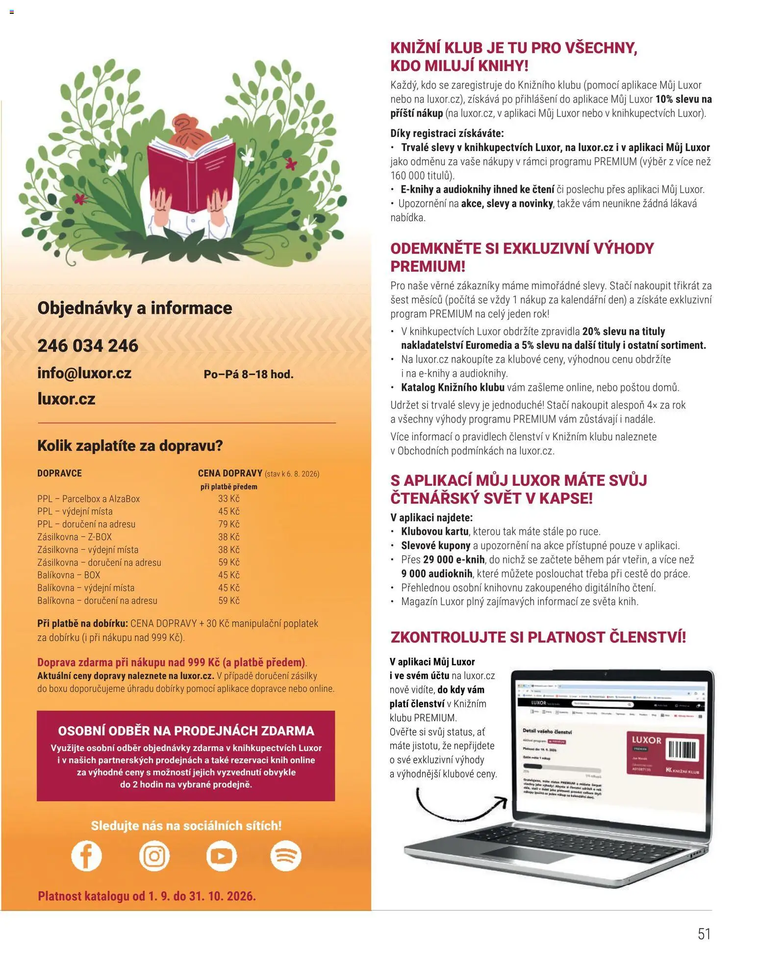 Luxor leták od 01.09.2026 | Strana: 51 | Produkty: Knihy, Box