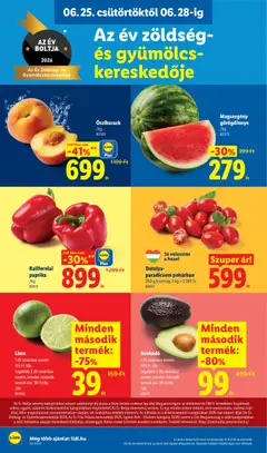 Kaliforniai paprika, Kaliforniai paprika /kg - amely érvényes a következő dátumtól: 2026.06.25. | Oldal: 4
