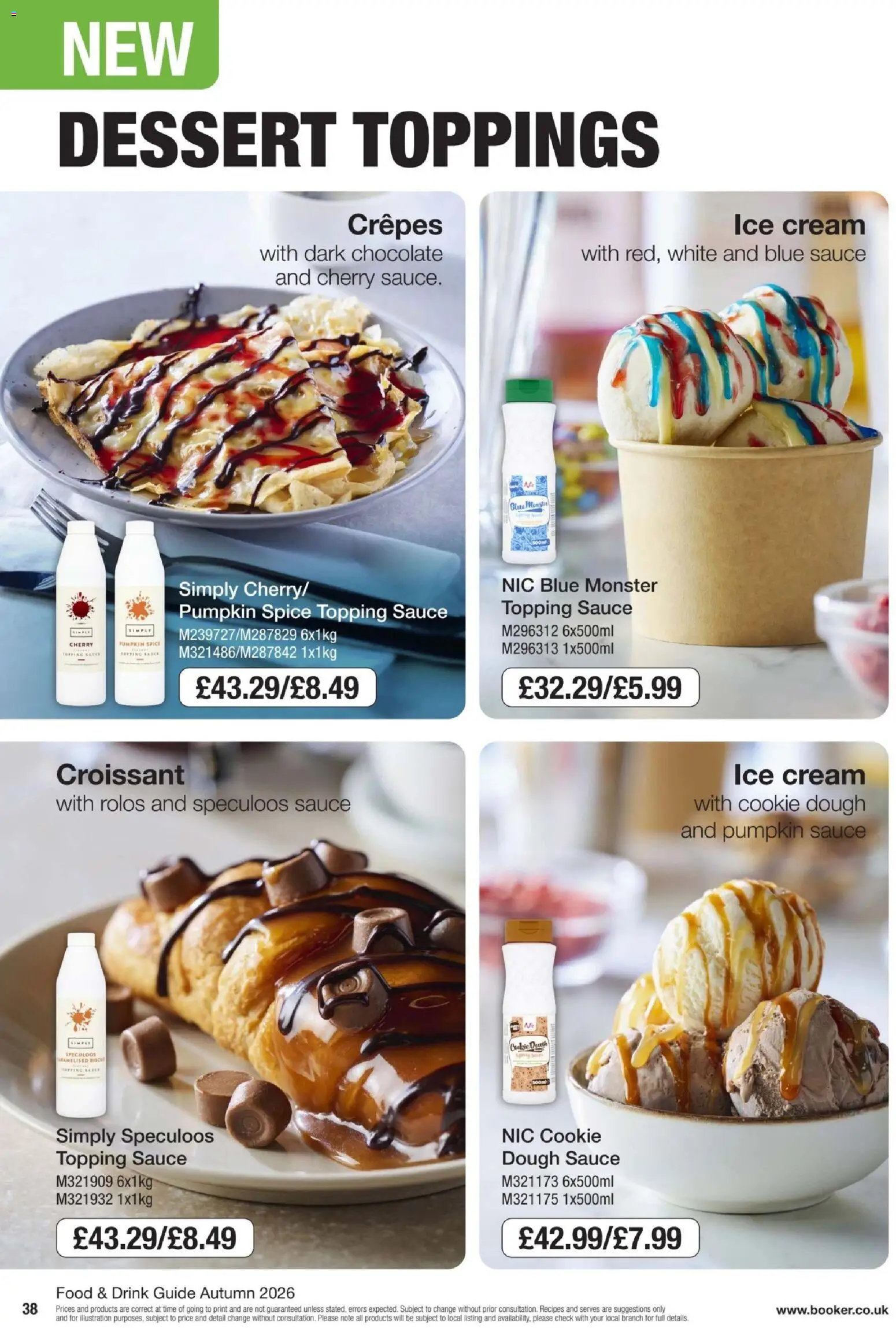 {H1} | Page: 38 | Products: Ice, Dough, Cream, Ice cream