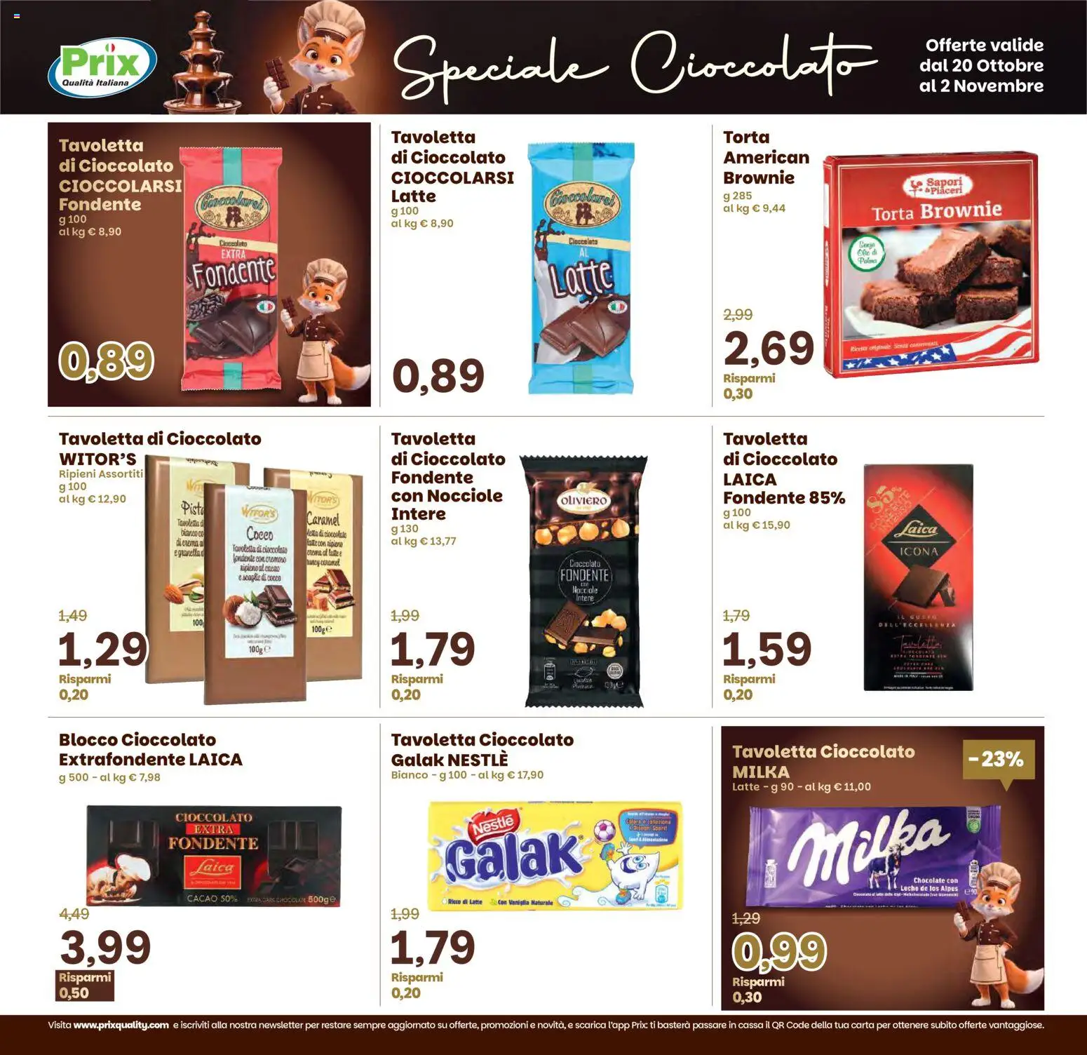 Volantino Prix del 20/10/2026 | Pagina: 13 | Prodotti: Crema, Cioccolato, Nocciole, Cocco