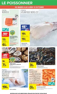 Carrefour - Prévisualisation de Crevette rose cuite ASC, Calibre 60 à 80 pièces au kg. Élevée sans traitements antibiotiques conformément au référentiel crevette ASC. valide à partir de 06/10/2026 | Page: 23