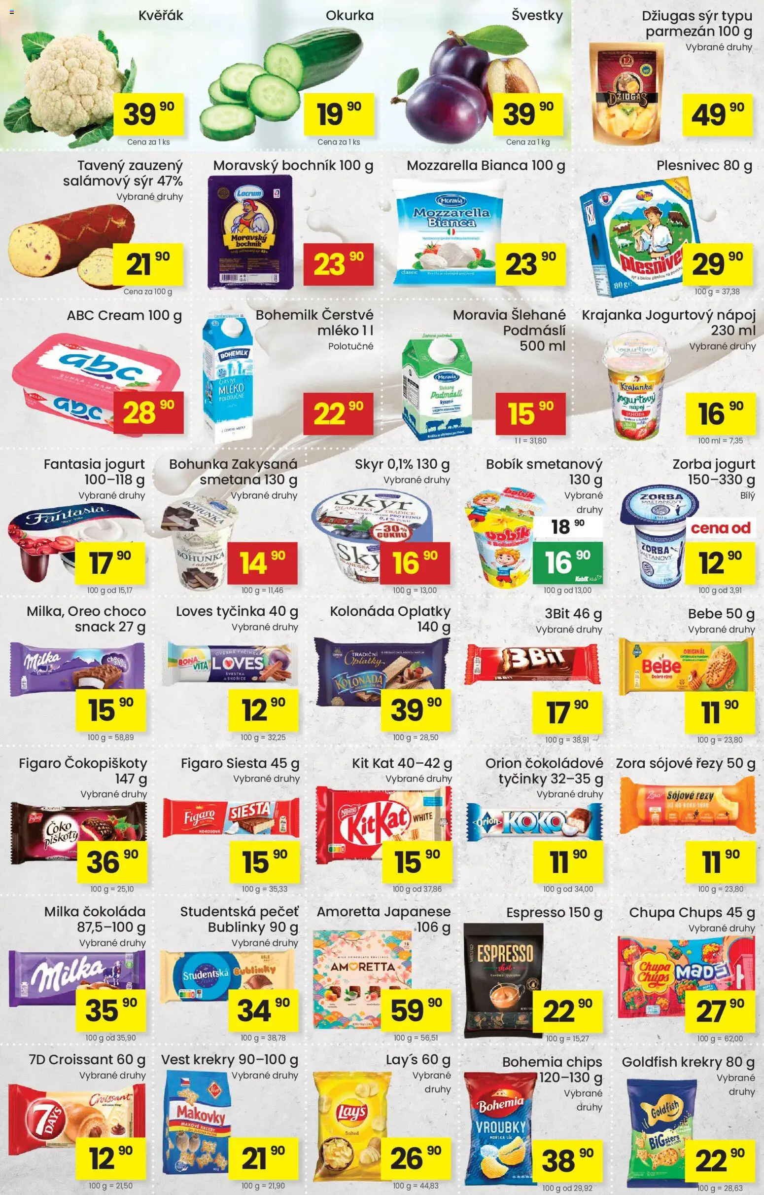 Kubík leták od 15.09.2026 | Strana: 2 | Produkty: Jogurt, Studentská pečeť, Krekry, Jogurtový nápoj