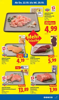 QUALITÉ SUISSE Pouletbrust- geschnetzeltes XXL, Pouletbrust- geschnetzeltes XXL ab 22.10.2026 gültig | Seite: 9 | Produkte: Pouletbrust