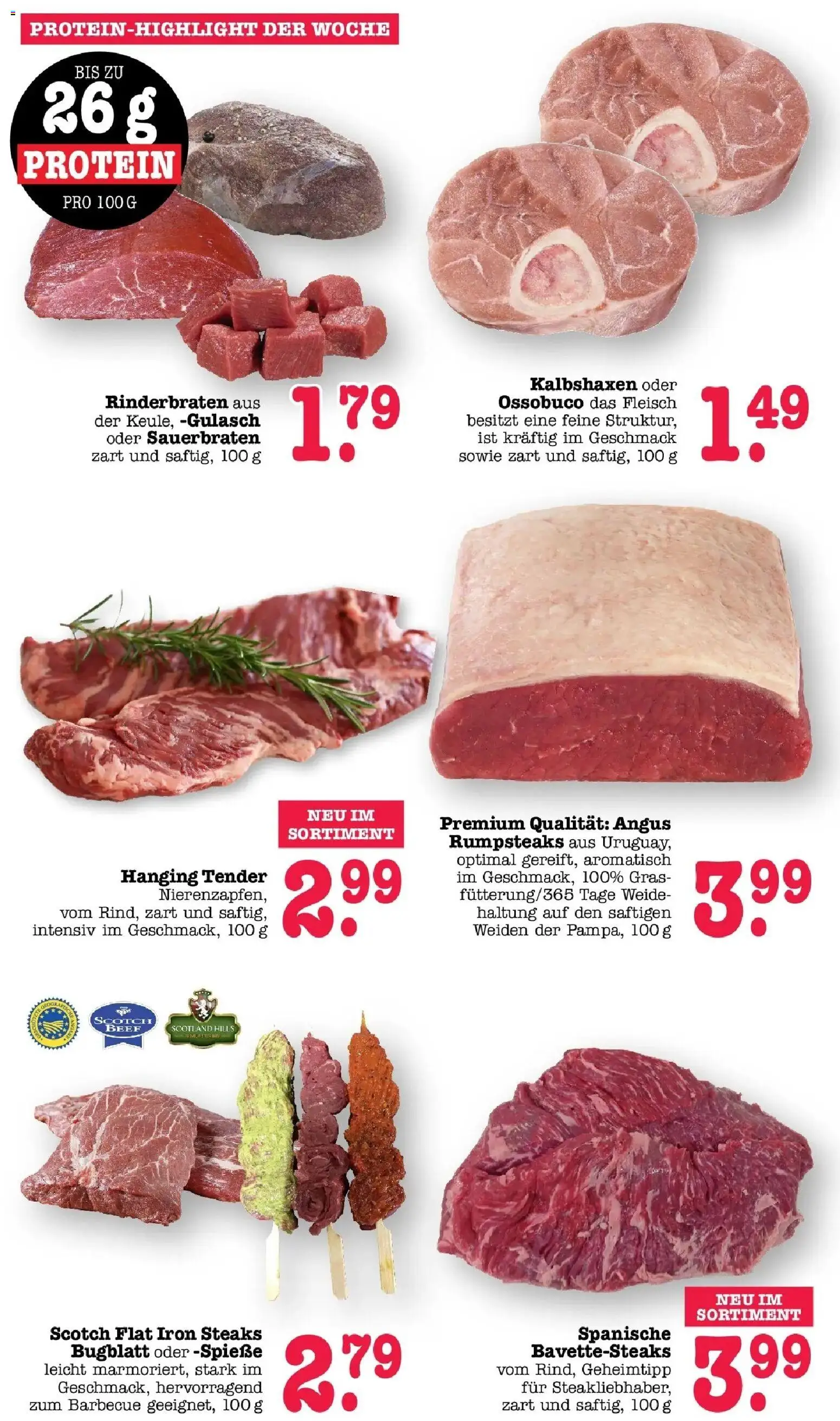 Edeka Prospekt Frankfurt Am Main (ab 17.08.2026) » Angebote Online | Seite: 3 | Produkte: Rinderbraten, Spieße, Gulasch, Fleisch