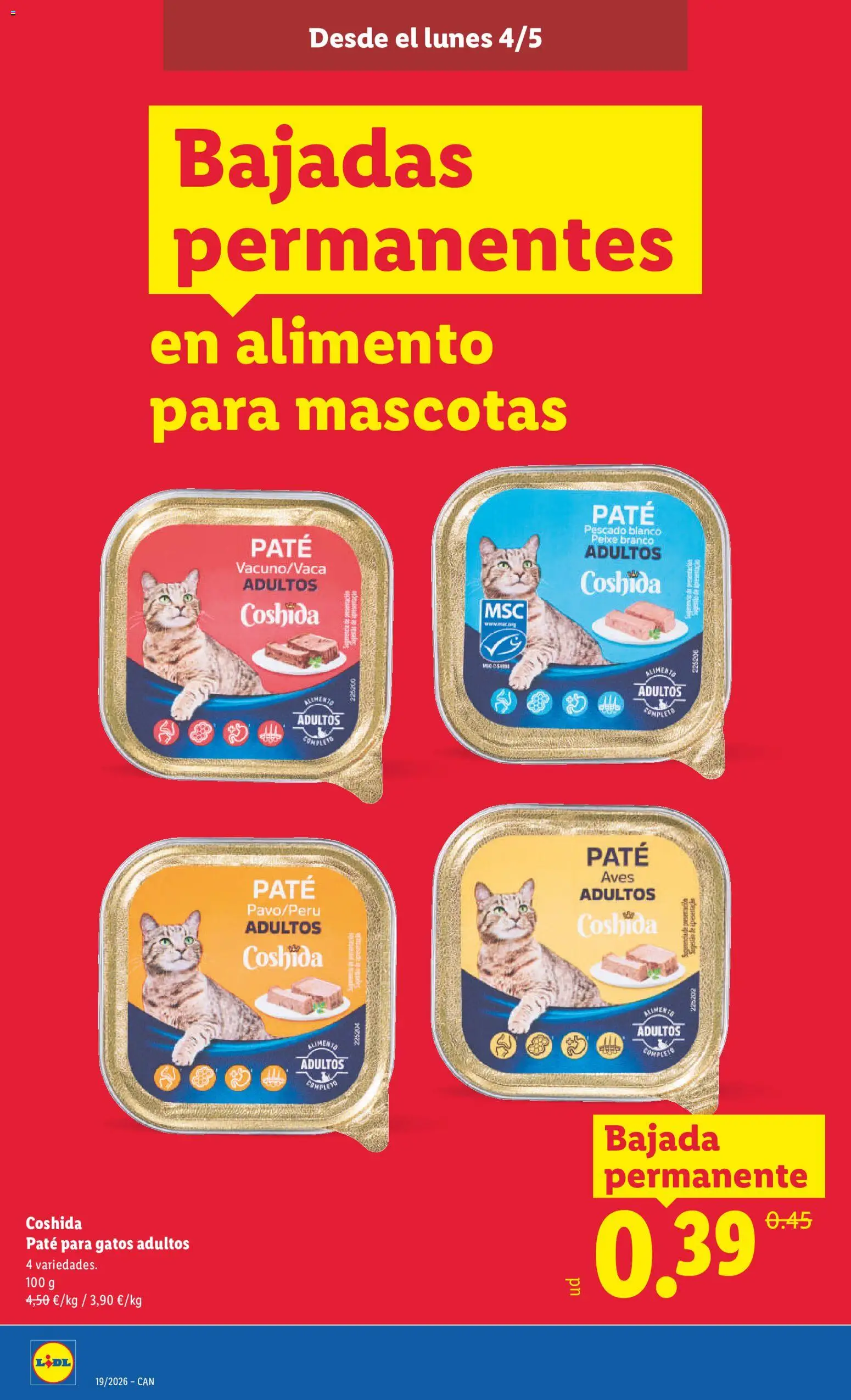 Lidl Bajadas Canarias │ válido desde el 04.05.2026 | Página: 10 | Productos: Paté, Pescado