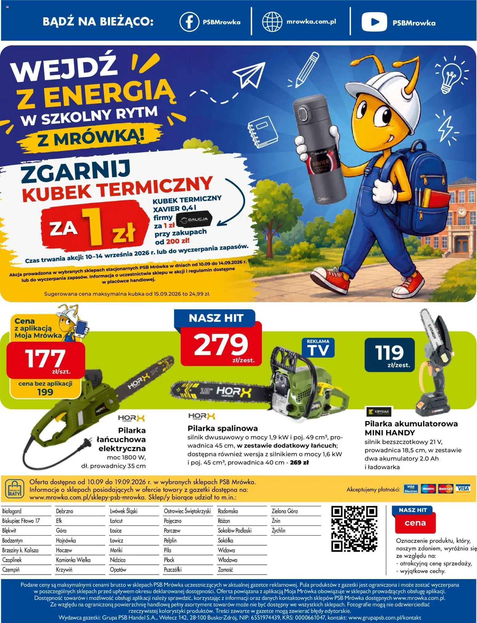 Mrówka gazetka - Radomsko od 10.09.2026 | Strona: 4 | Produkty: Ładowarka, Kubek termiczny
