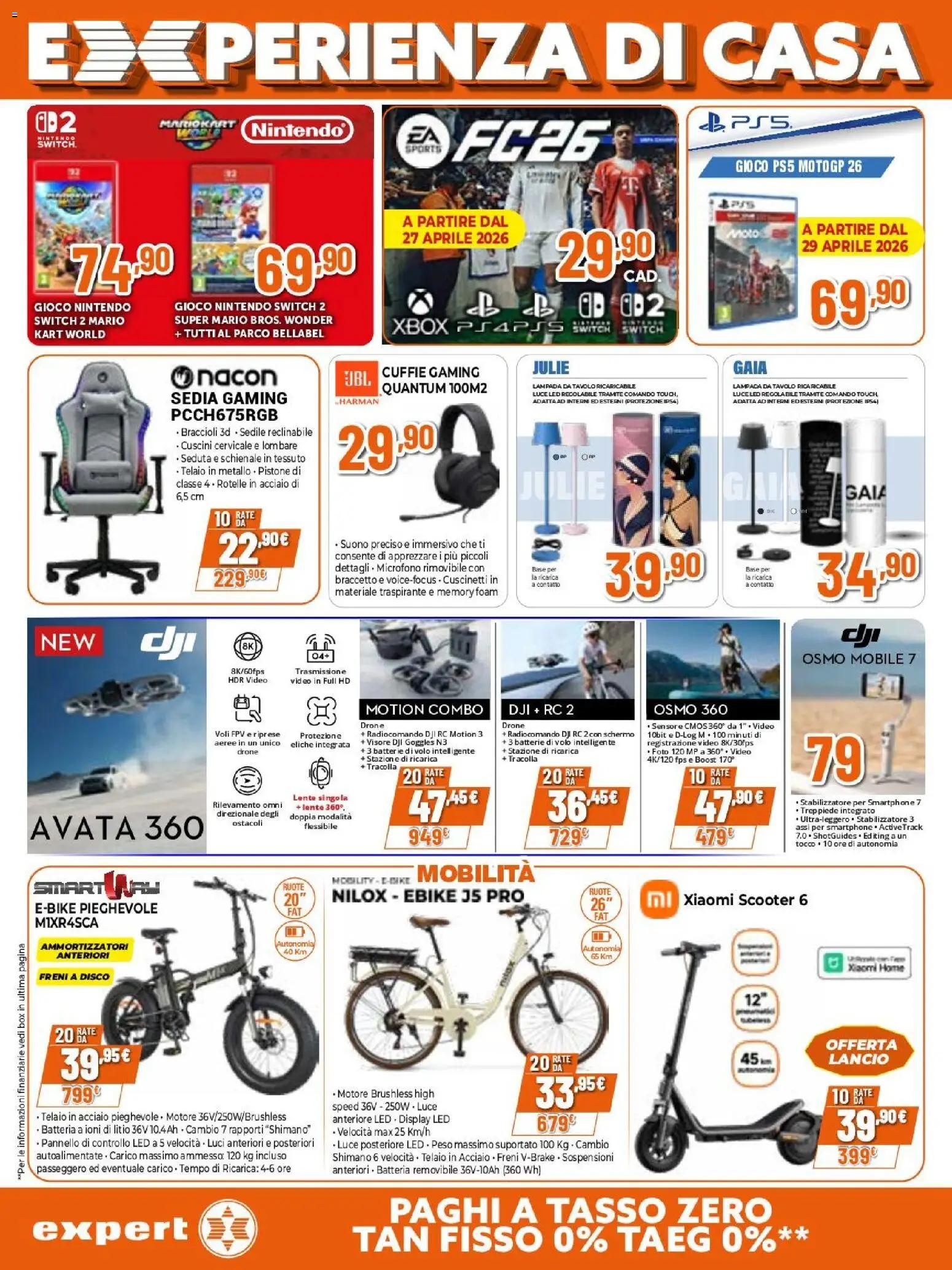 Volantino Expert del 23.04.2026 | Pagina: 24 | Prodotti: Drone, Disco, Tavolo, Batteria