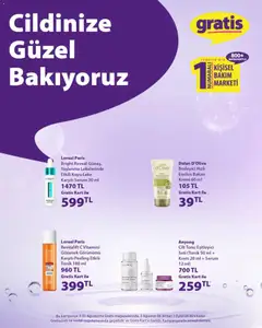 03 Ağustos 2026 tarihinden itibaren geçerli olan Gratis kataloğu önizlemesi