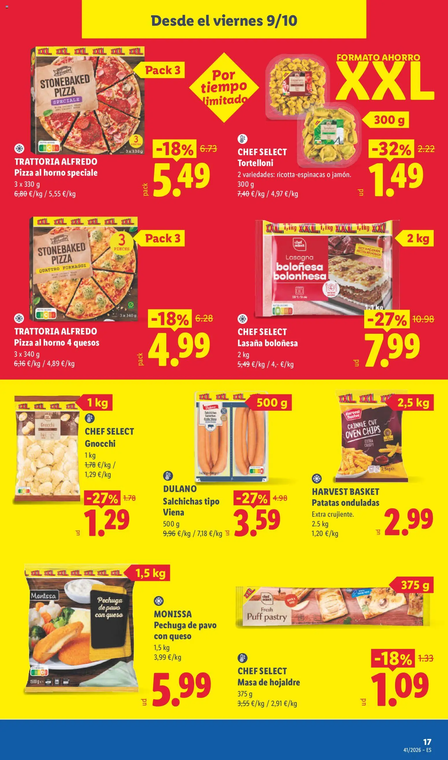 Lidl folleto │ válido desde el 05/10/2026 | Página: 43 | Productos: Masa, Horno, Patatas, Lasaña