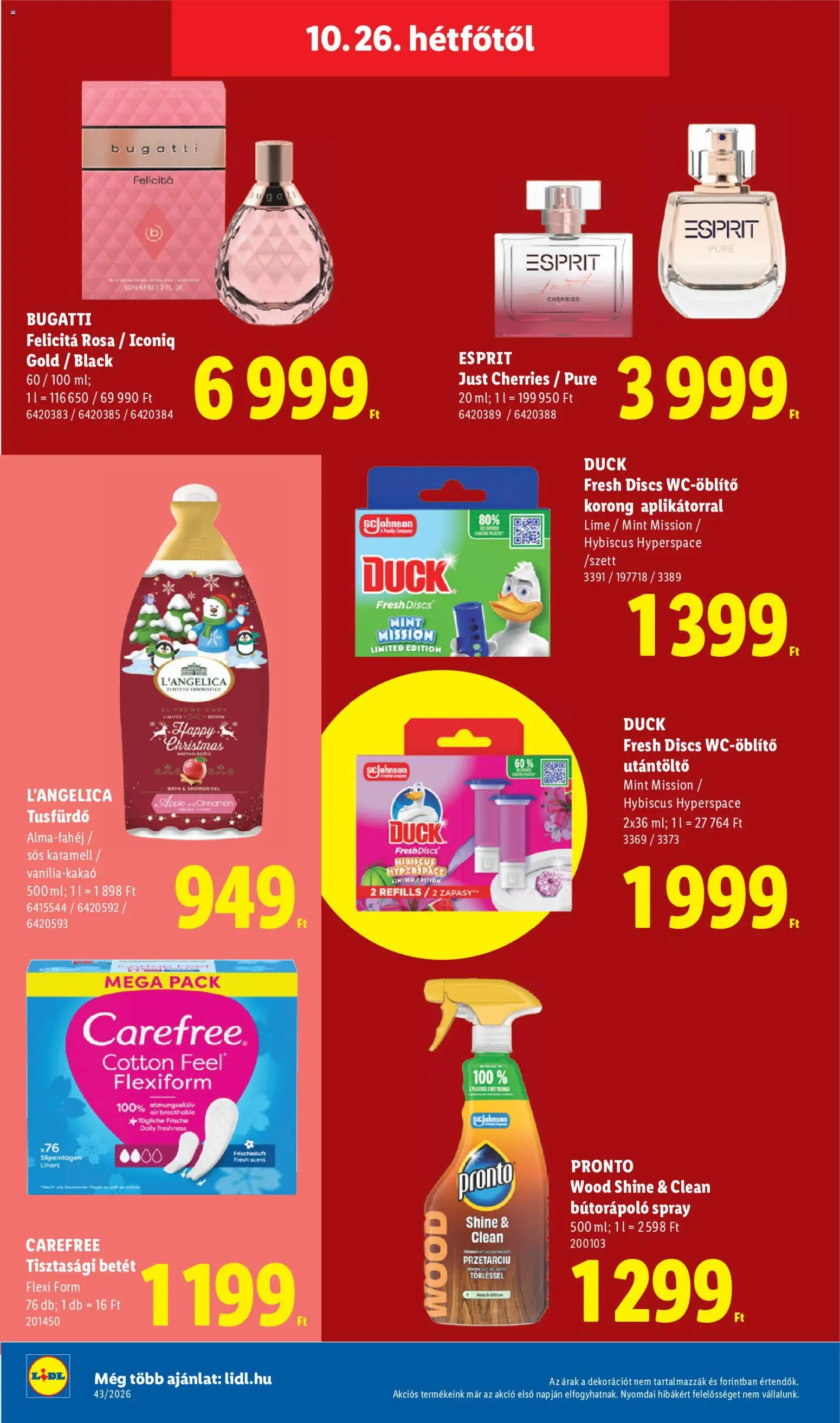 Lidl akciós ujság - amely érvényes a következő dátumtól: 2026.10.22. | Oldal: 74
