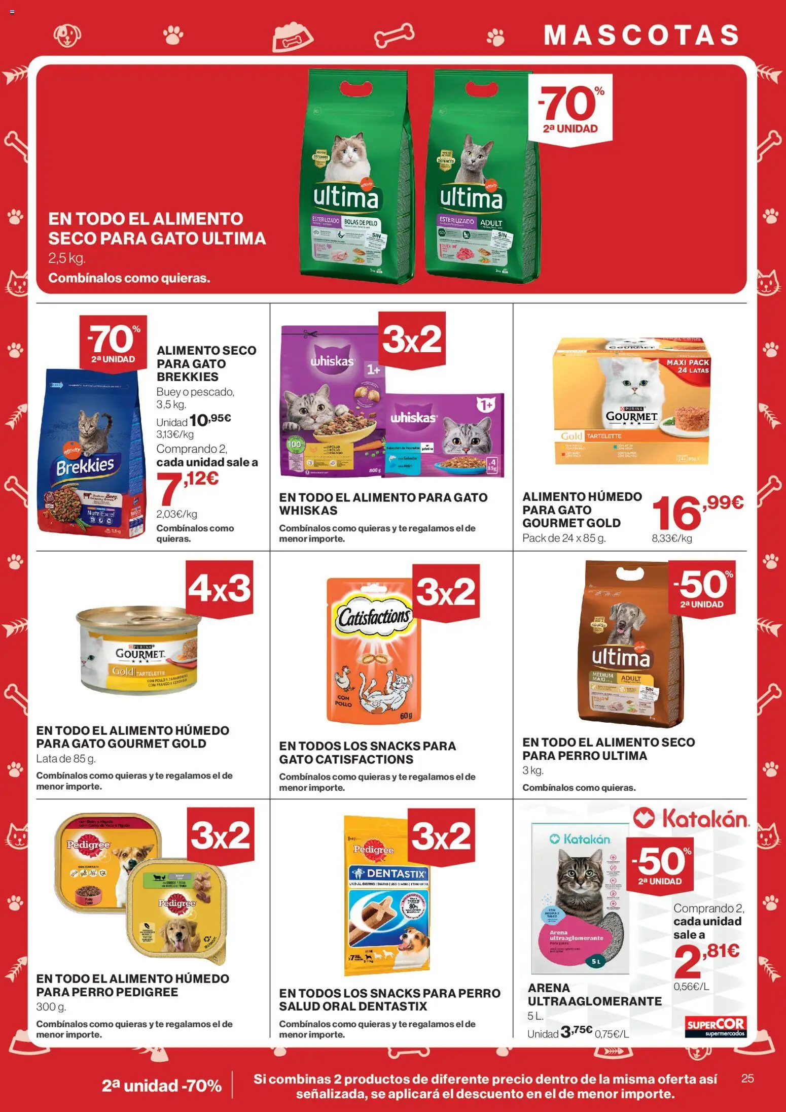 Supercor folleto │ válido desde el 28/10/2026 | Página: 25 | Productos: Gelatina, Té, Zanahorias, Pollo