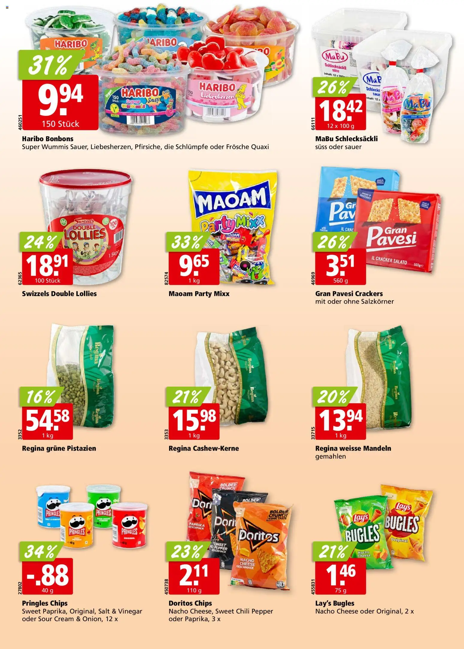 Aligro aktionen Schlieren, Gossau SG, Frauenfeld, Rapperswil-Jona, Sargans, Bern – gültig ab 03.08.2026 | Seite: 20 | Produkte: Chili, Chips