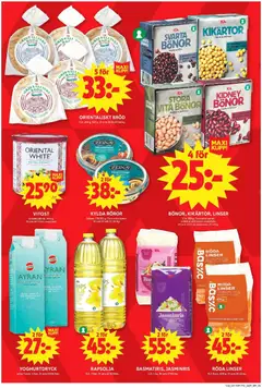 BÖNOR, KIKÄRTOR, LINSER, ICA. 380 g. Flera olika sorter. Gäller ej Vita bönor i tomatsås. - Förhandsvisning av reklamblad från butik ICA Maxi aktuell från 25.05.2026 | Sida: 5