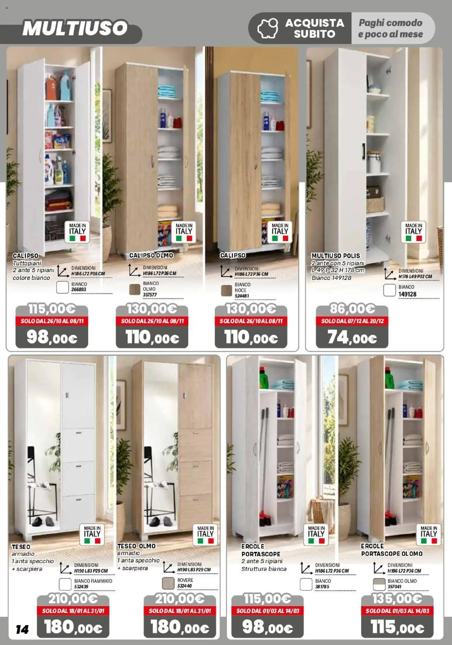Volantino Orizzonte del 26/10/2026 | Pagina: 14
