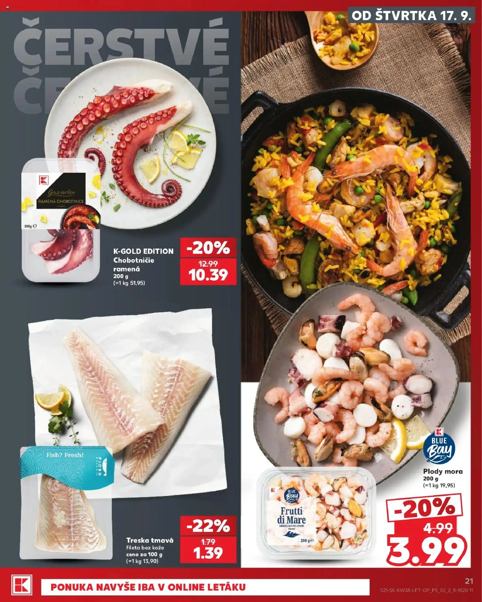 Kaufland SK akciós ujság - amely érvényes a következő dátumtól: 2026.09.17. | Oldal: 21