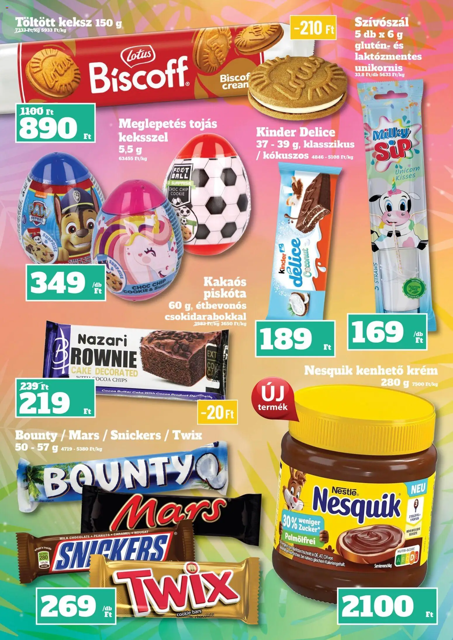 Family Diszkont akciós ujság - amely érvényes a következő dátumtól: 28.05.2026 | Oldal: 4 | Termékek: Piskóta, Snickers, Tojás, Keksz