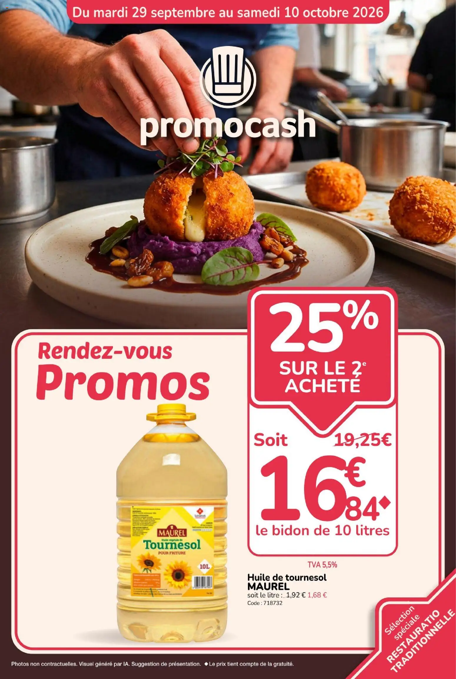 {H1} | Page: 1 | Produits: Huile de tournesol, Huile