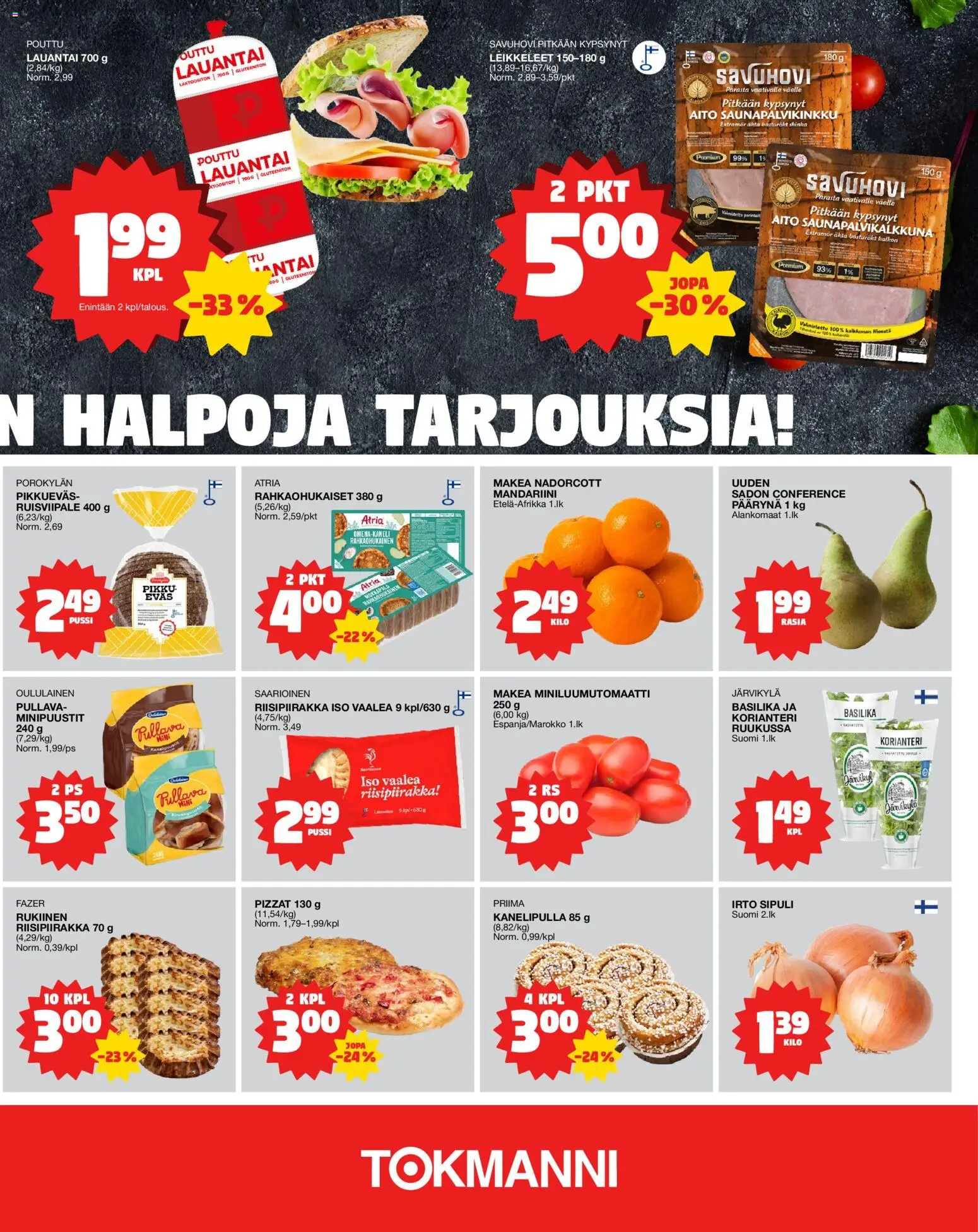 Tokmanni - Ruokasanomat – voimassa 10/09/2026 alkaen | Sivu: 3 | Tuotteet: Basilika, Korianteri