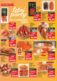 Náhled letáku Kaufland leták od 15.07.2026 | Strana: 18 | Produkty: Vepřový bok, Klobása, Uzeniny, Paprika