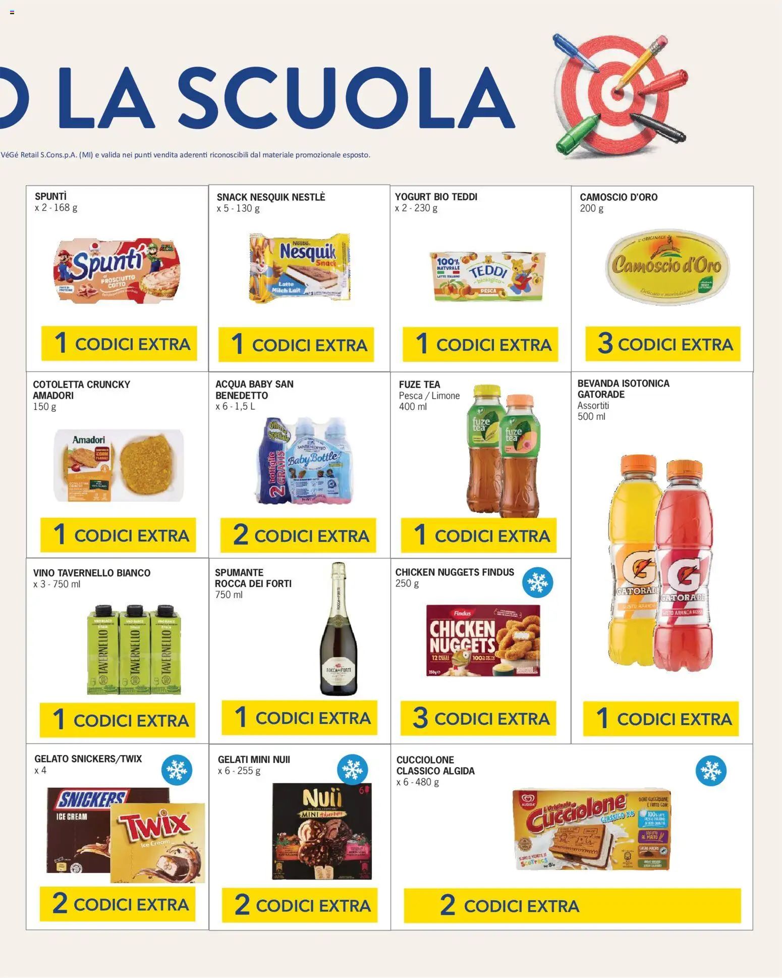 Volantino Migross del 21/09/2026 | Pagina: 3 | Prodotti: Gelato, Prosciutto, Spumante, Arancia