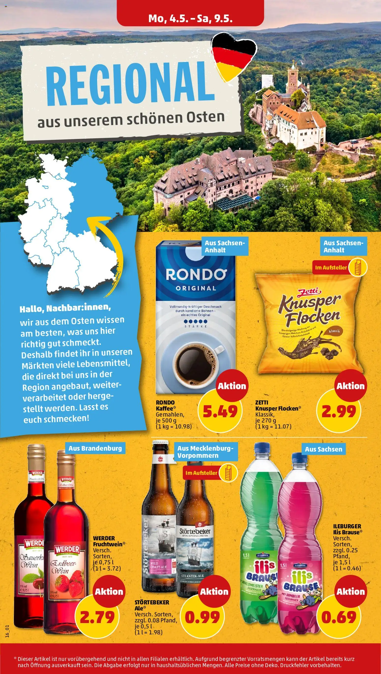 Penny Prospekt 	 – gültig ab 04.05.2026 | Seite: 20 | Produkte: Wein, Flocken