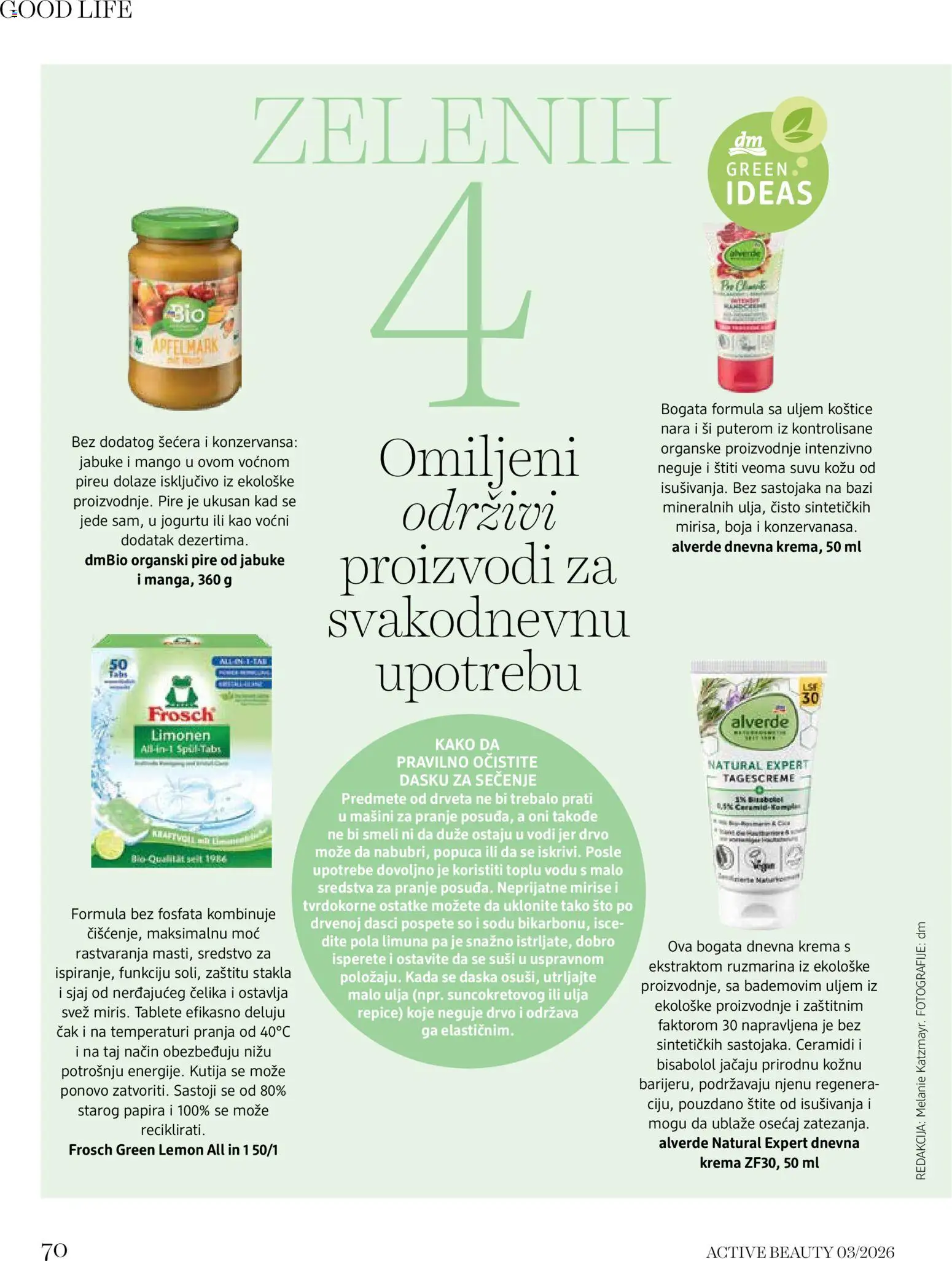 DM Drogerie katalog - važi od 14.03.2026 | Strana: 70 | Proizvode: Sto, Kutija, So, Jabuke