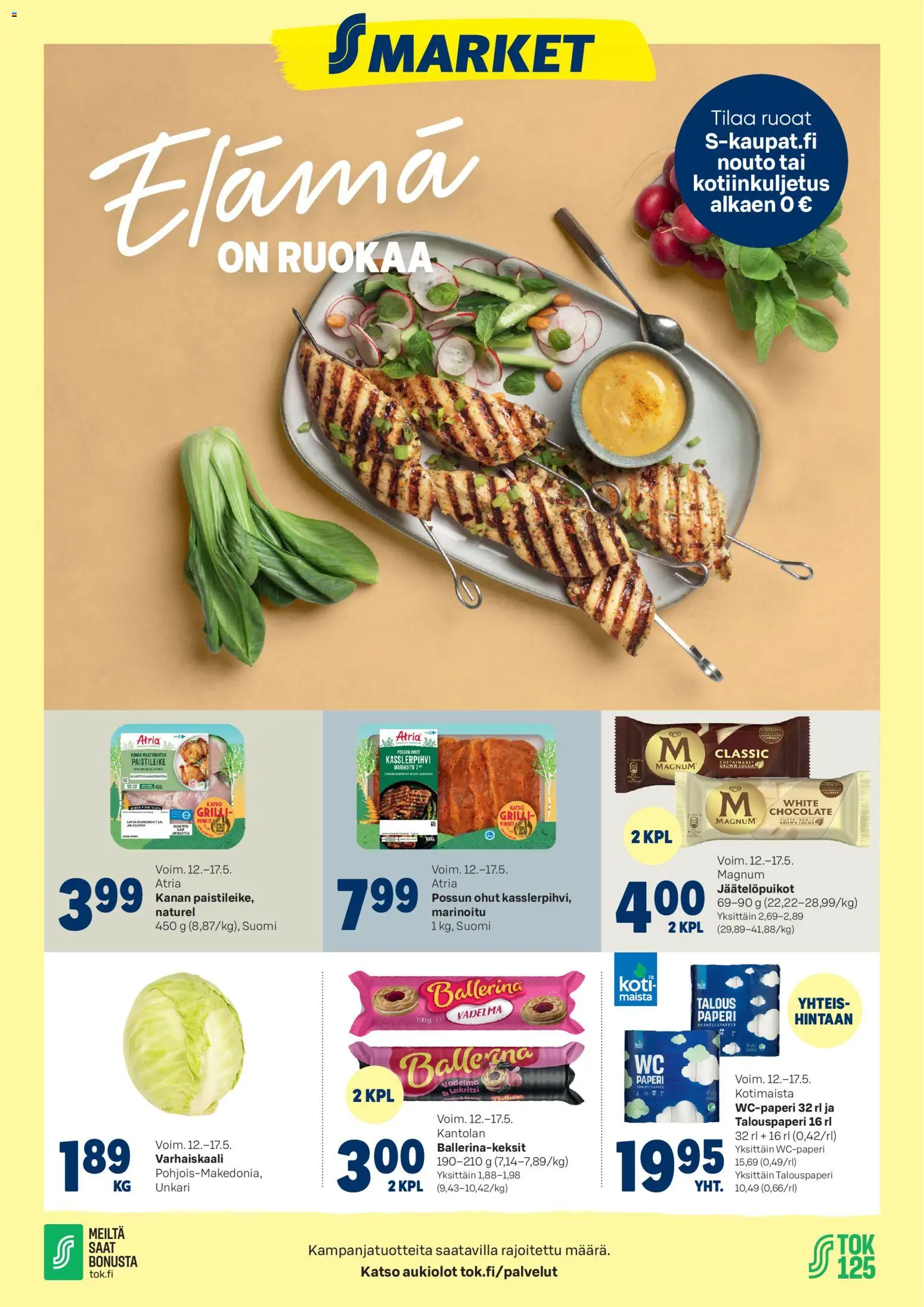 S-market tarjoukset – voimassa 12.05.2026 alkaen | Sivu: 1