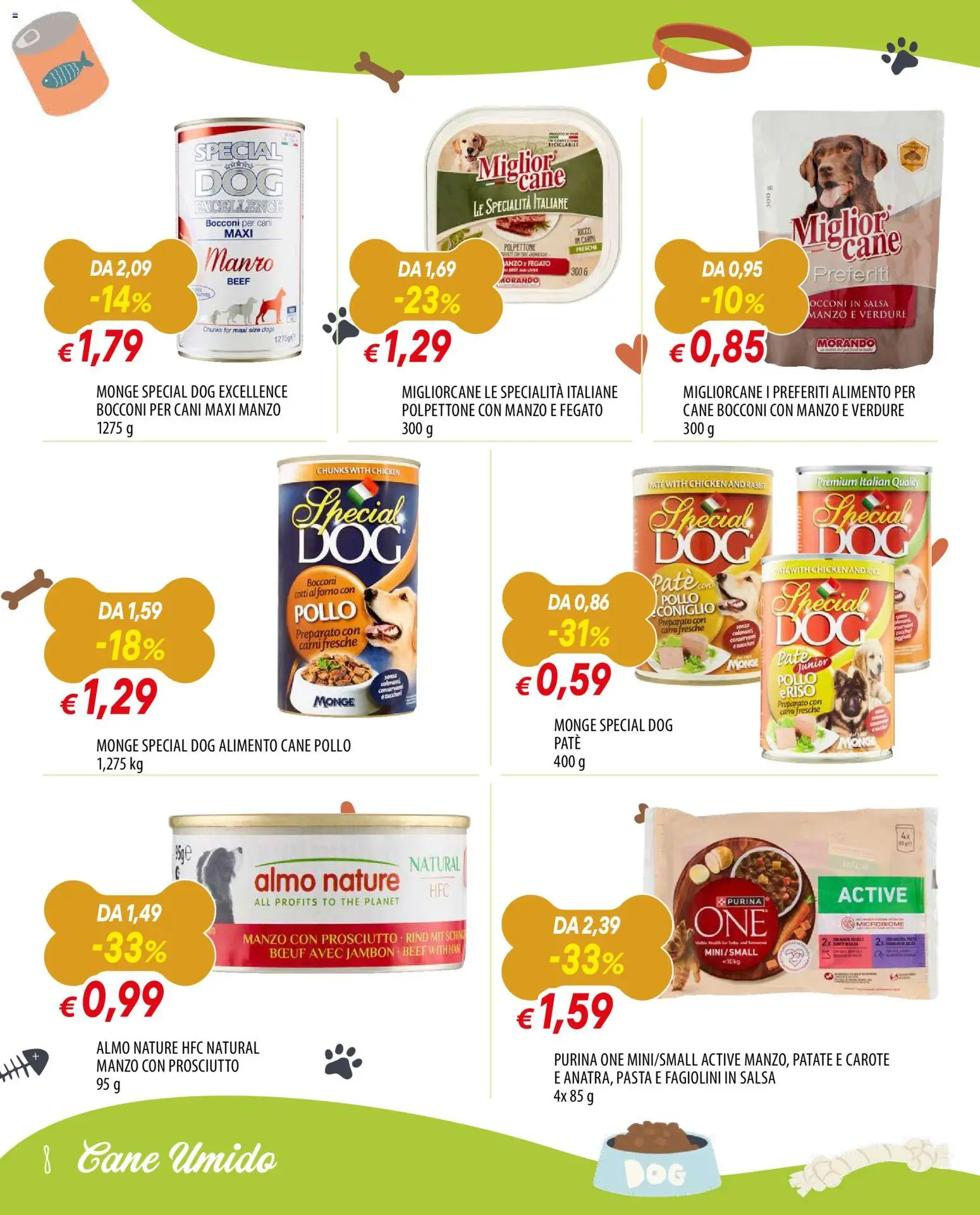 Volantino Galassia del 19/10/2026 | Pagina: 8 | Prodotti: Paté, Pollo, Pasta, Coniglio