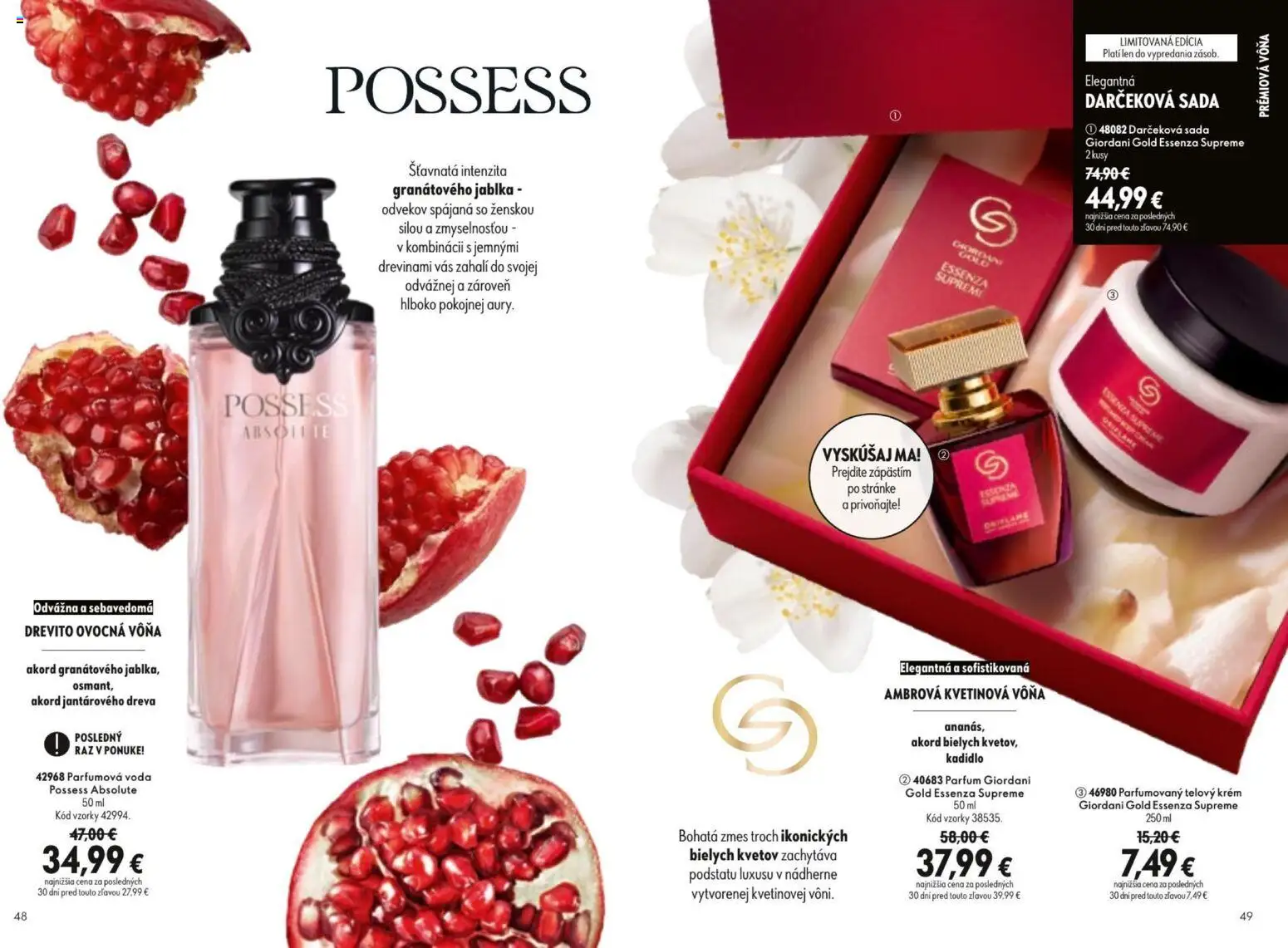 Nové Oriflame akcie – leták je platný od 09.09.2026 | Strana: 25 | Produkty: Jablká, Telový krém, Krém, Voda