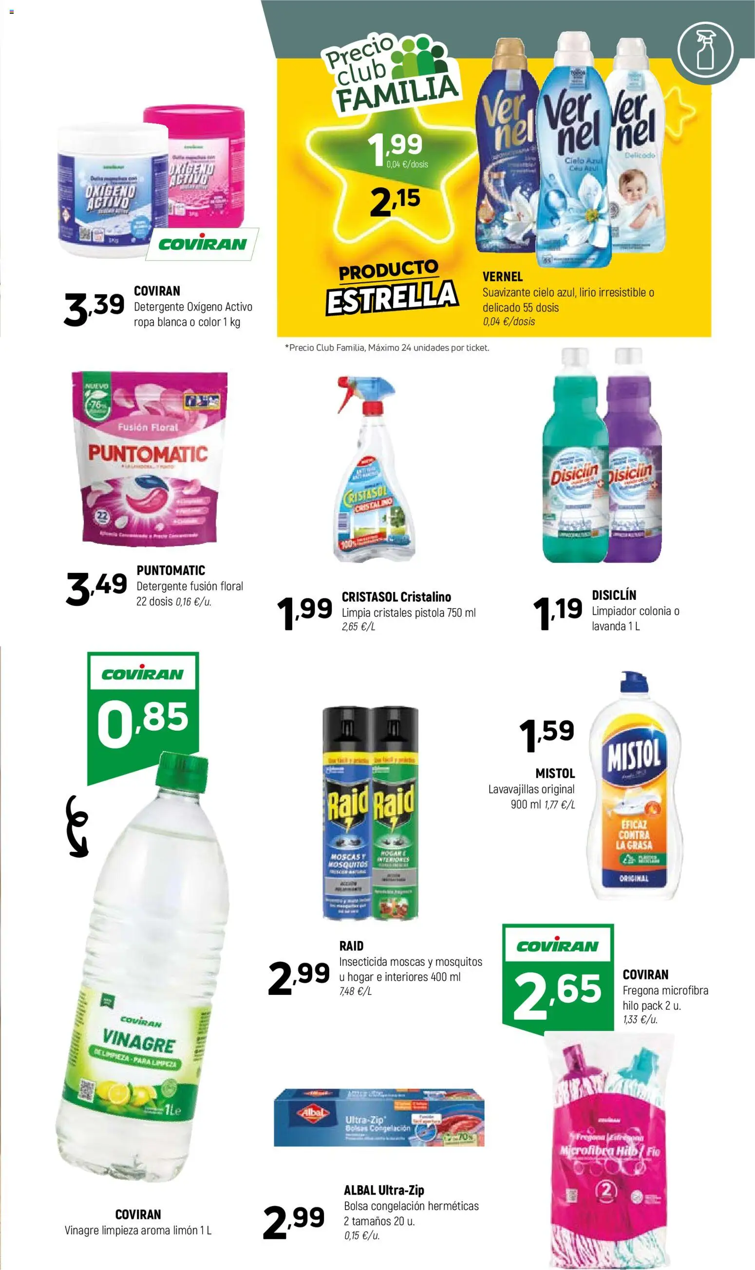 Coviran ofertas │ válido desde el 02.06.2026 | Página: 23 | Productos: Suavizante, Bolsa, Lavavajillas, Δεξαμενή