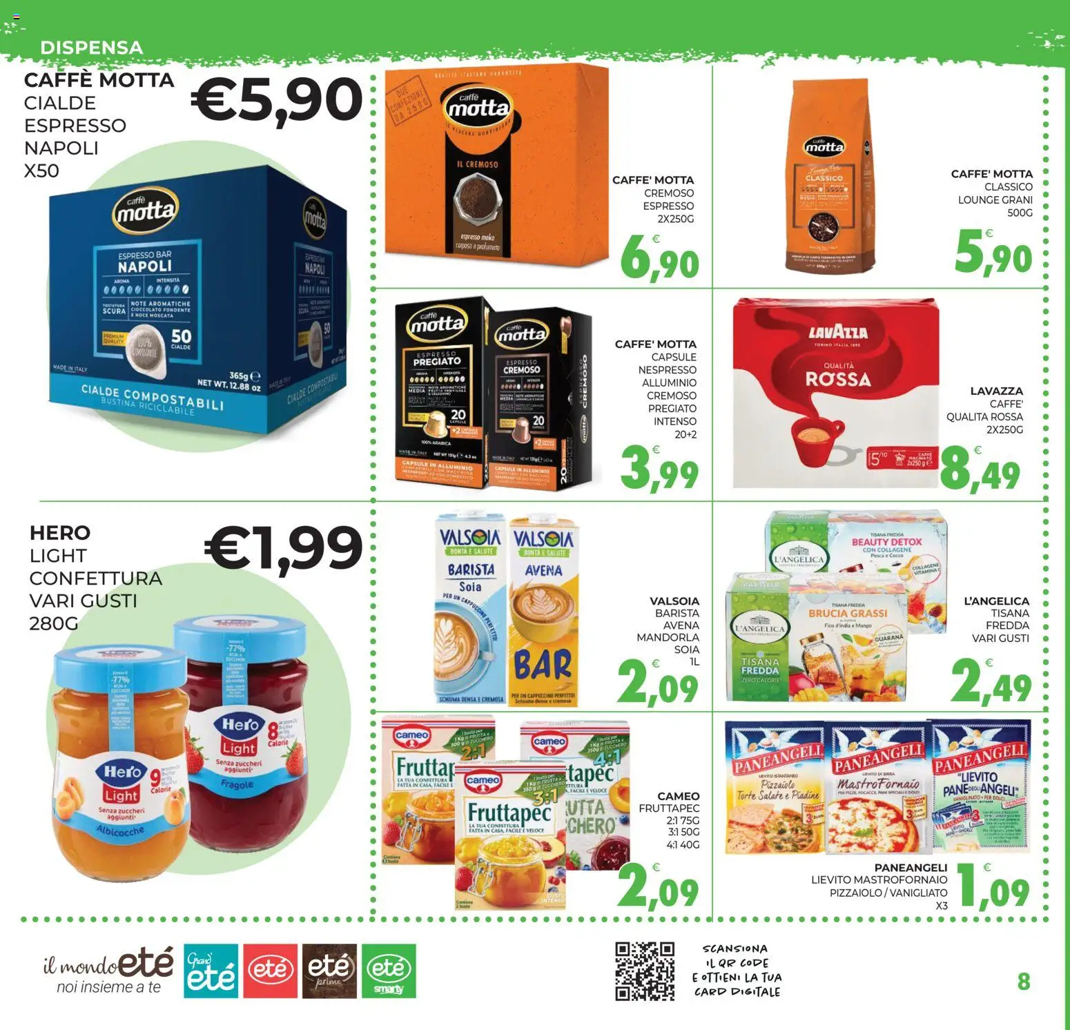 Volantino Eté del 28/07/2026 | Pagina: 8 | Prodotti: Cioccolato, Tè, Fragole, Albicocche