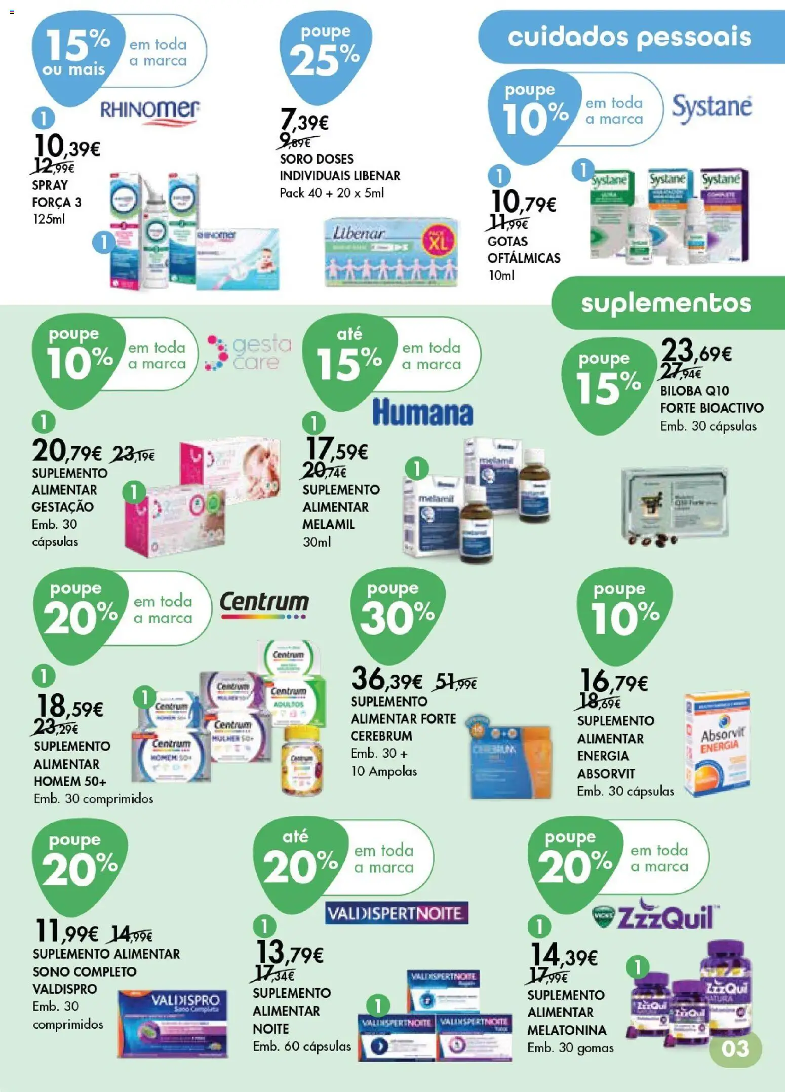 Pingo Doce Bem Estar Regresso à Rotina Madeira │ válido de 25/08/2026 | Página: 3 | Produtos: Cápsulas, Melatonina, Gomas