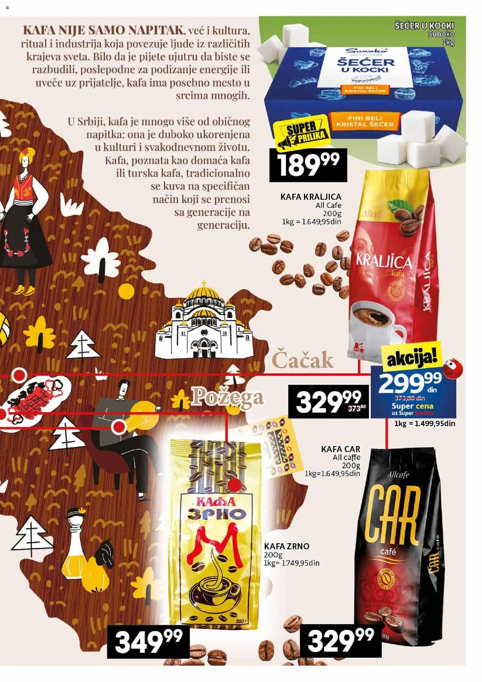 Idea katalog - važi od 26.10.2026 | Strana: 9 | Proizvode: Kristal šećer, Šećer, Turska, Kafa