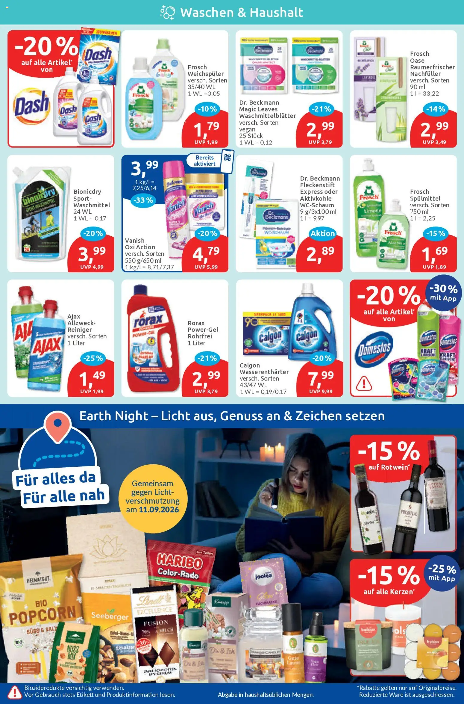 Budni Prospekt – gültig ab 07.09.2026 | Seite: 4 | Produkte: Milch, Weichspüler, Salz, Lindt