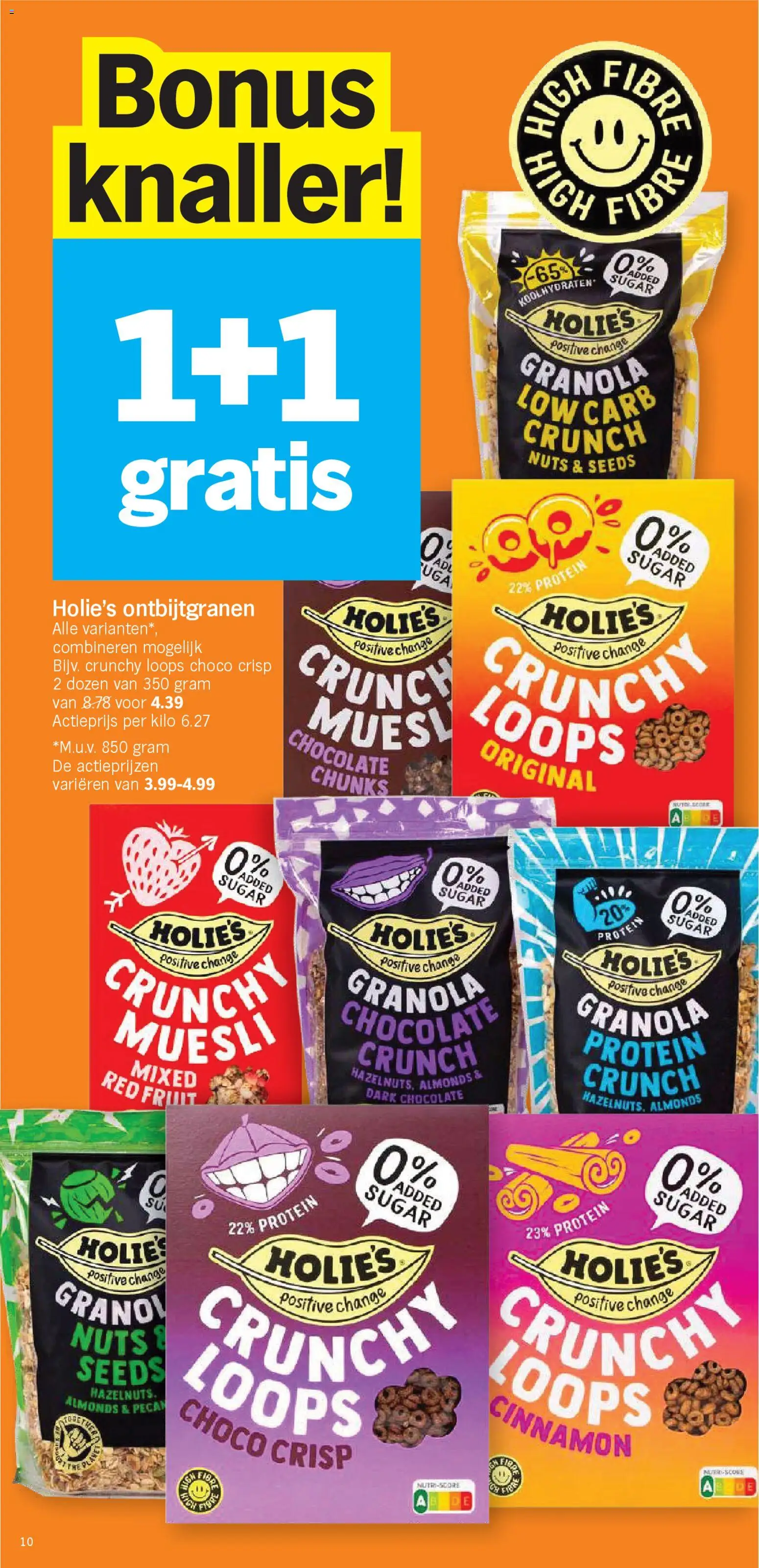 {H1} | Pagina: 10 | Producten: Muesli, Fruit
