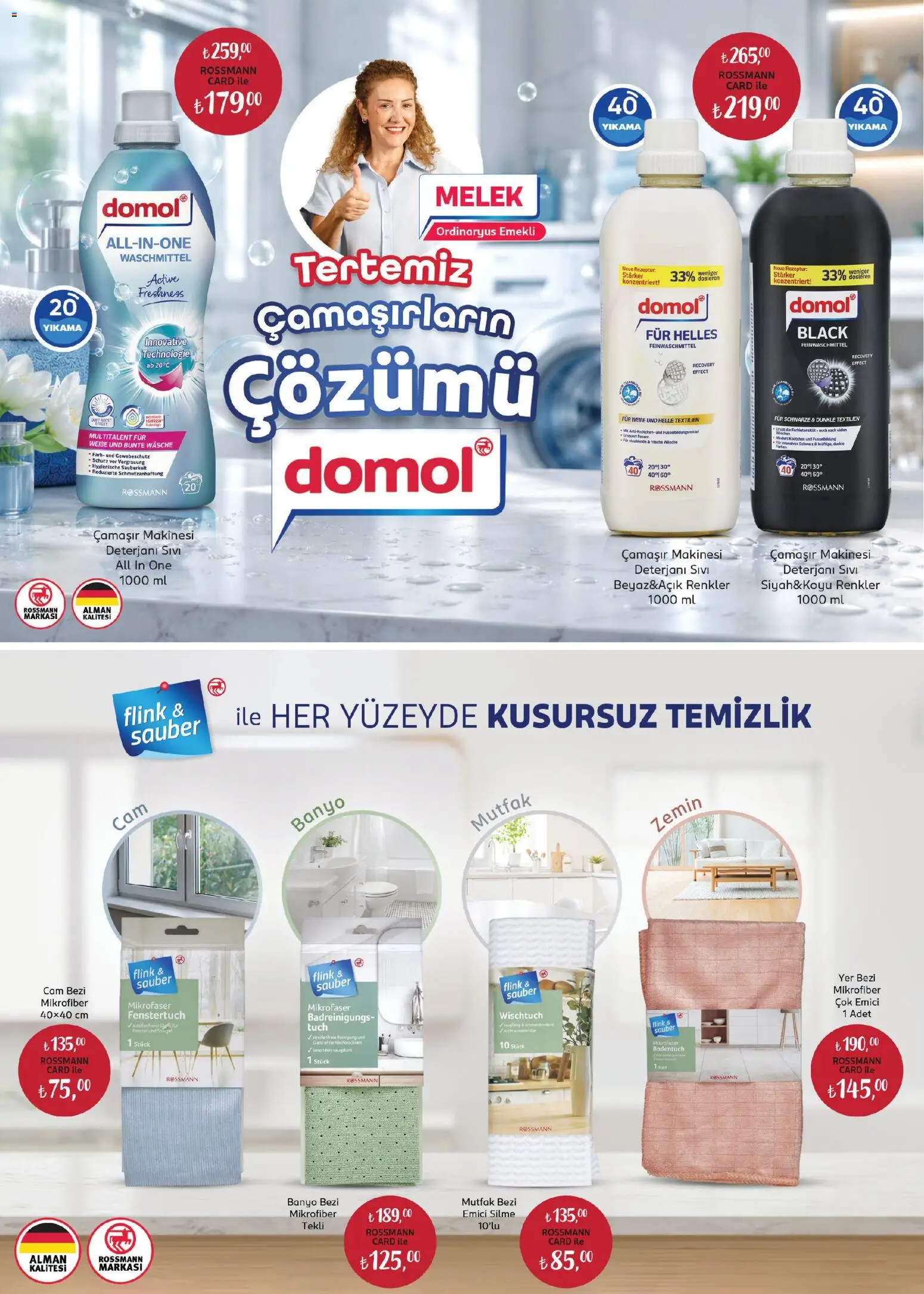 Rossmann - Ağustos Ev & Yaşam Kataloğu - 30 Temmuz 2026 tarihinden itibaren geçerlidir | Sayfa: 8 | Ürünler: Banyo, Çamaşır makinesi