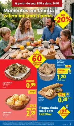 Pré-visualização Pão de Queijo, Cada unid. 18 g válido de 08.06.2026 | Página: 5 | Produtos: Pão de queijo, Queijo, Pão, Cereais