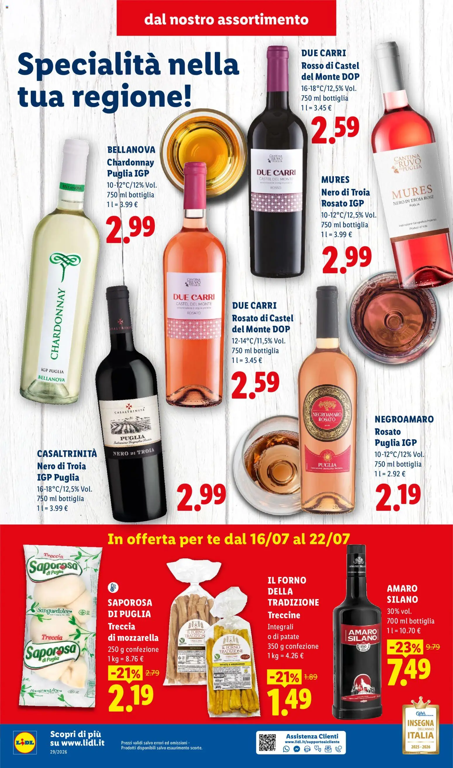 Volantino Lidl del 16/07/2026 | Pagina: 4 | Prodotti: Rosmarino, Patate, Bottiglia, Amaro