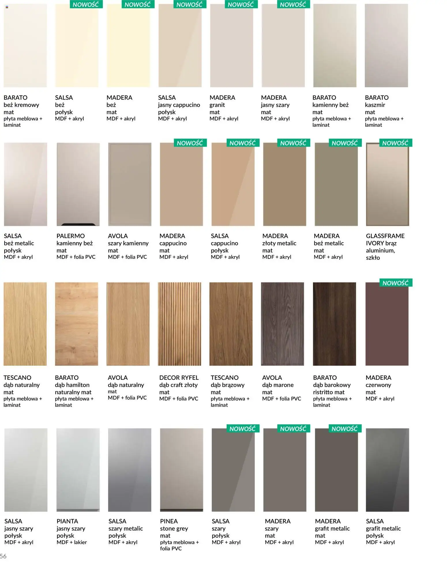 Salony Agata gazetka - Qubik 2026/2027 od 21.10.2026 | Strona: 56 | Produkty: Folia