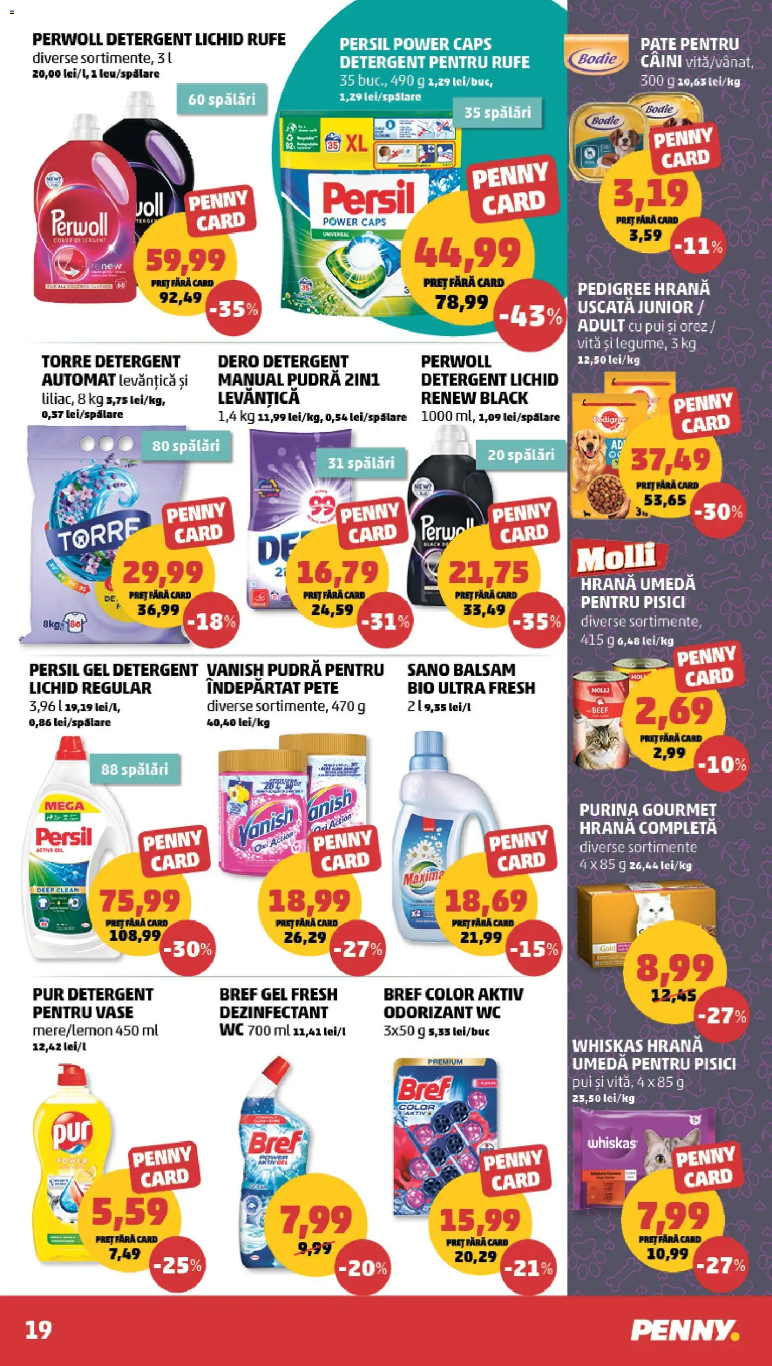 Noul catalog PENNY – valabil de la 25.03.2026 | Pagină: 19 | Produse: Şerit ödül, Balsam, Orez, Çelik Mama ve Su Kabı