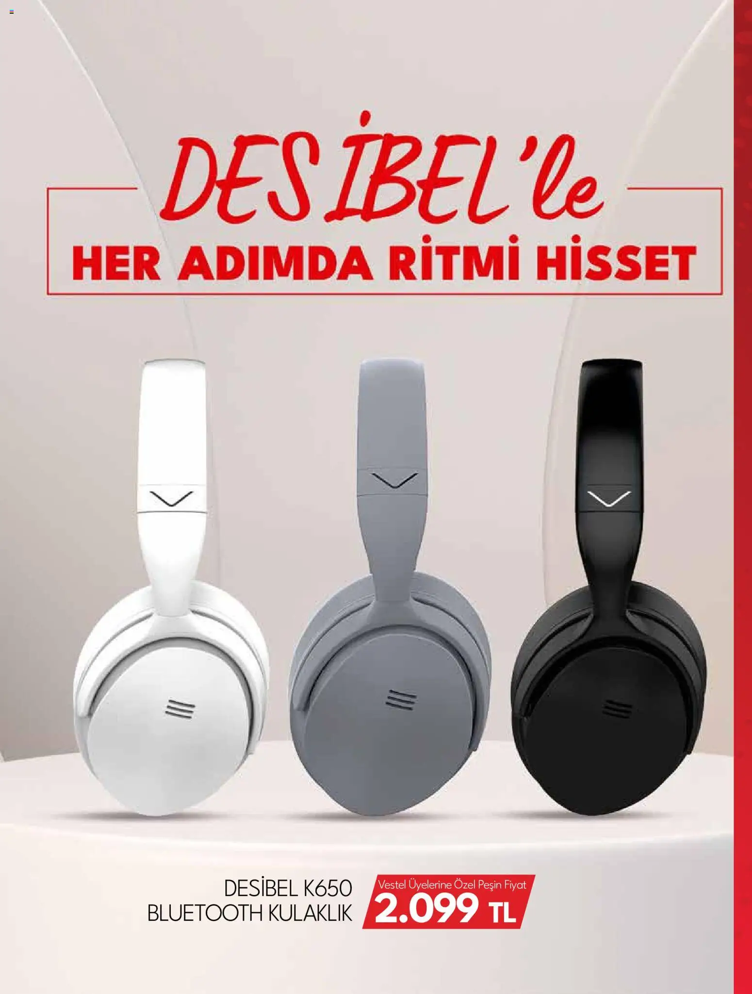 Vestel - Mobil ve Akıllı Ürünler - 02 Eylül 2026 tarihinden itibaren geçerlidir | Sayfa: 8 | Ürünler: Kulaklık