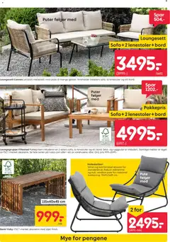 Forhåndsvisning av Rusta kundeavis gyldig fra 08.06.2026 | Side: 9 | Produkter: Pute, Lenestol, Sofa, Bord