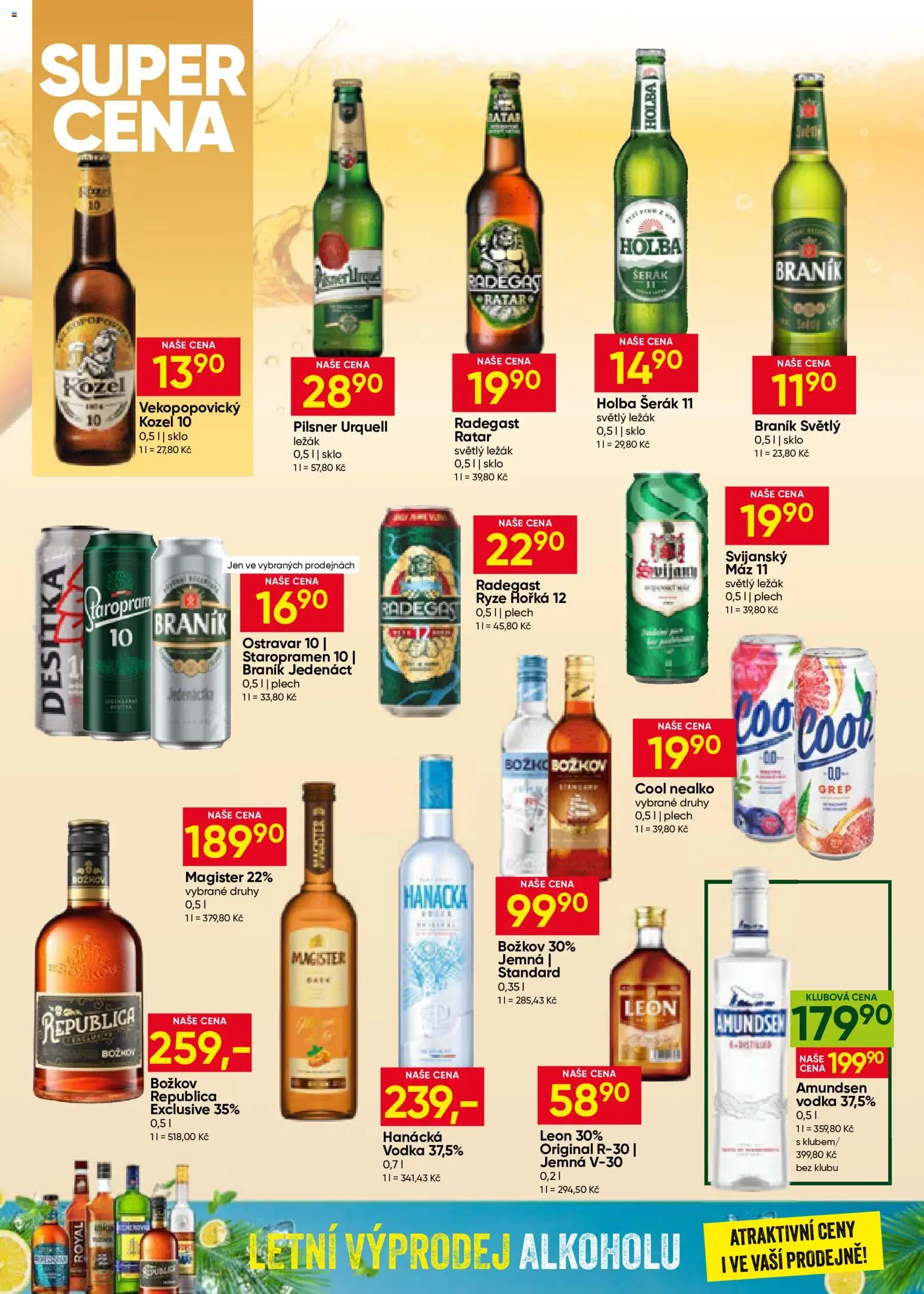 Hruška leták od 12.08.2026 | Strana: 10 | Produkty: Staropramen 10, Kozel, Plech, Republica