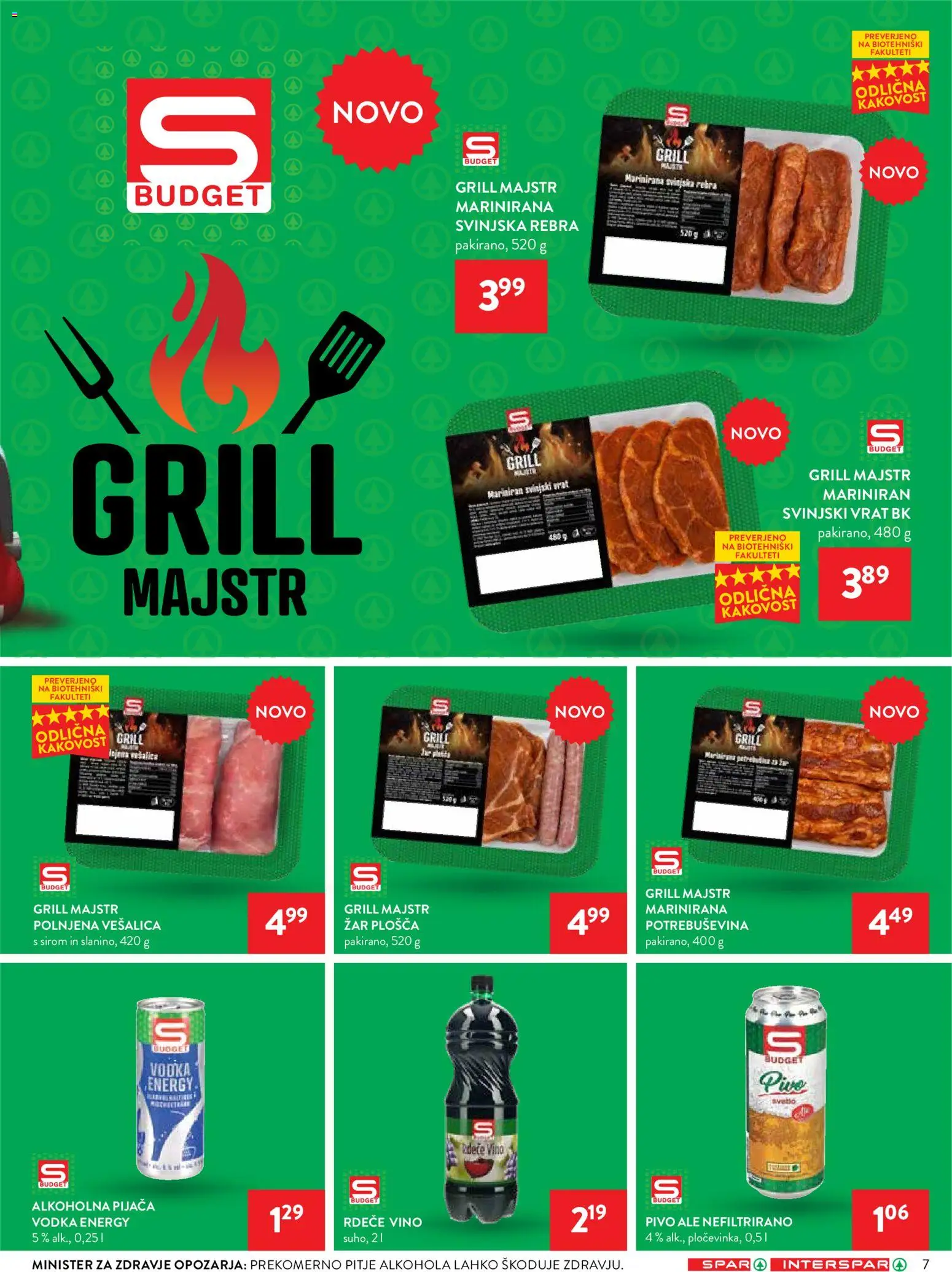 Novi Spar katalog ponudbe – veljaven od 03.06.2026 | Stran: 7