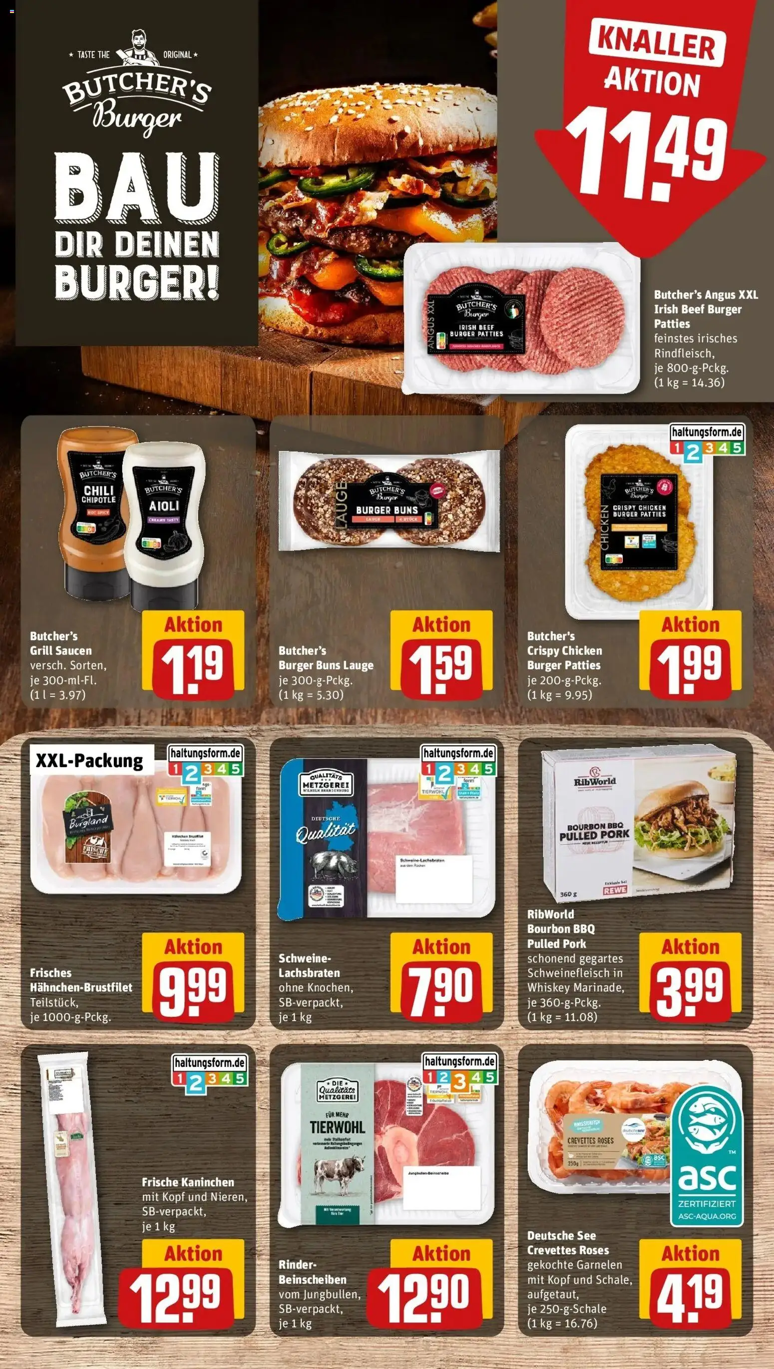 REWE Prospekt ab 05.10.2026 zum Blättern » Angebote | Seite: 11 | Produkte: Kaninchen, Chili, Schweinefleisch, Bourbon