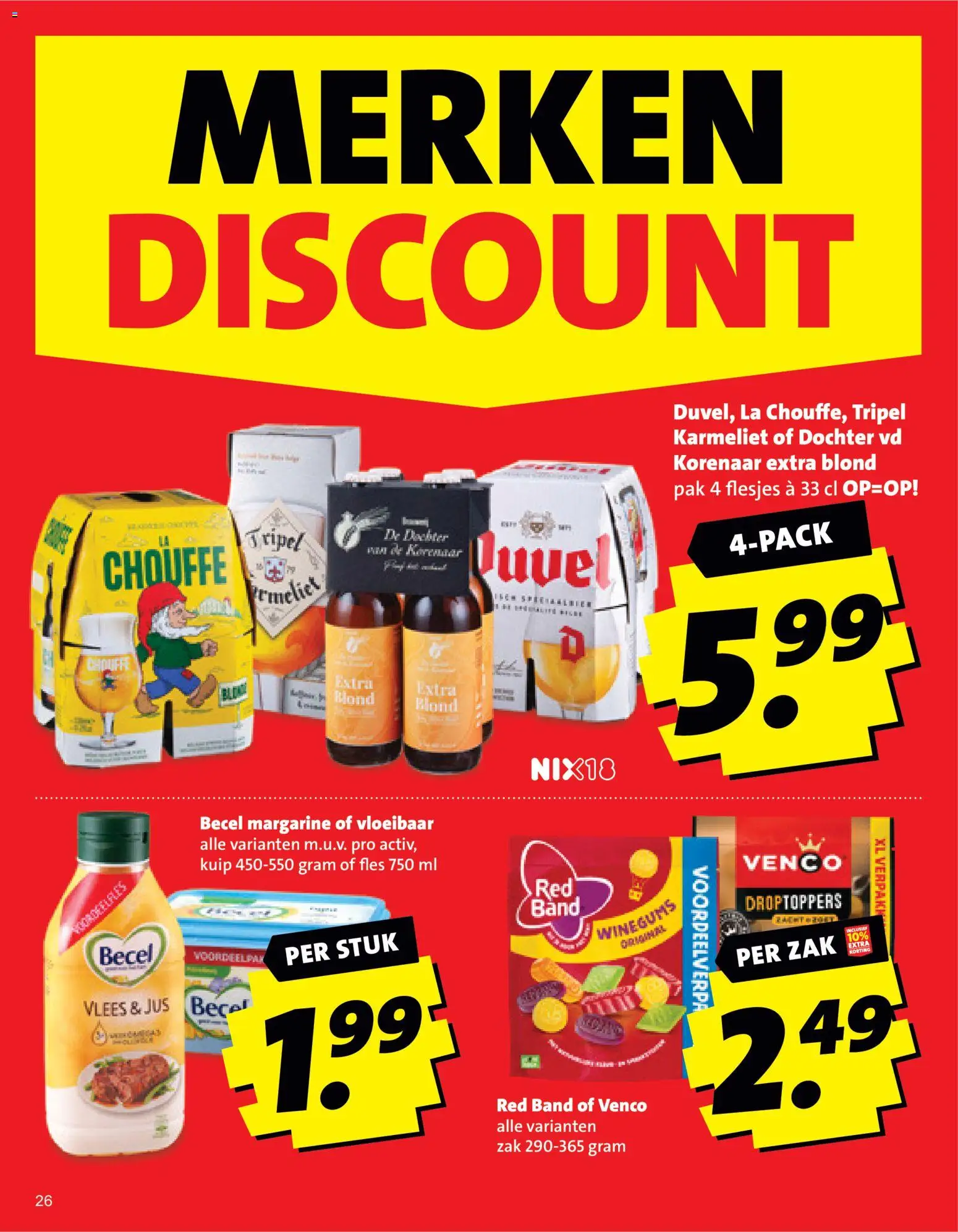 {H1} | Pagina: 26 | Producten: Fles, Zak, La, Margarine